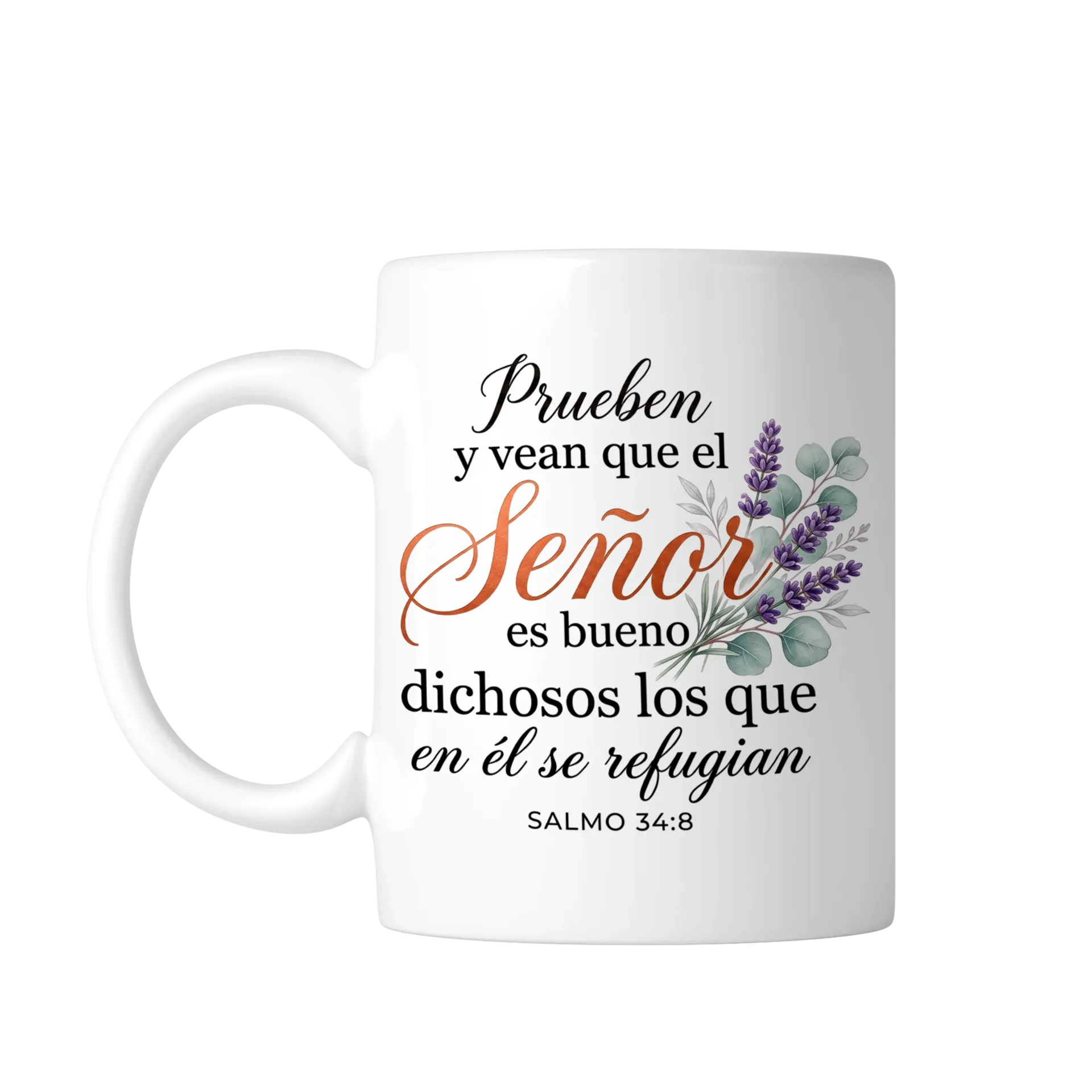 Taza Rg151. Frase Cristiana Religiosa
