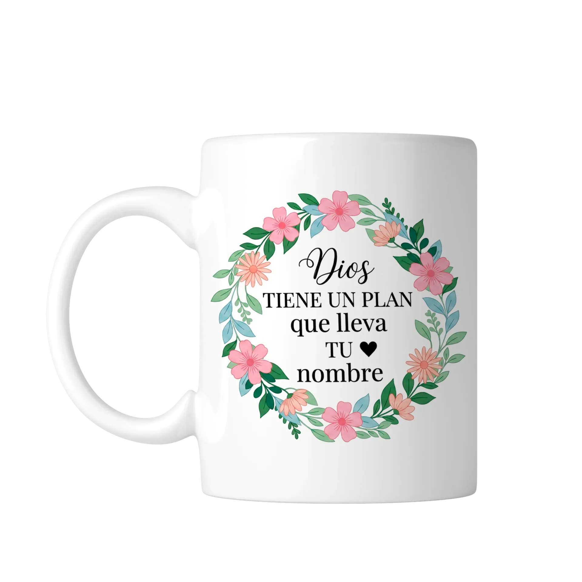 Taza Rg153. Frase Cristiana Religiosa (Con nombre)