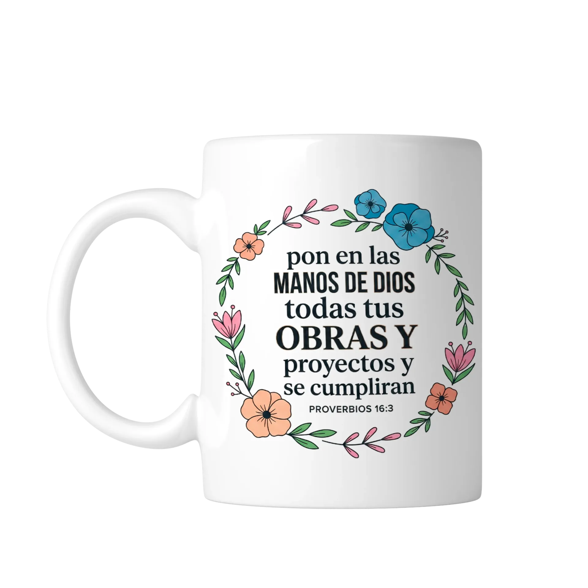 Taza Rg156. Frase Cristiana Religiosa