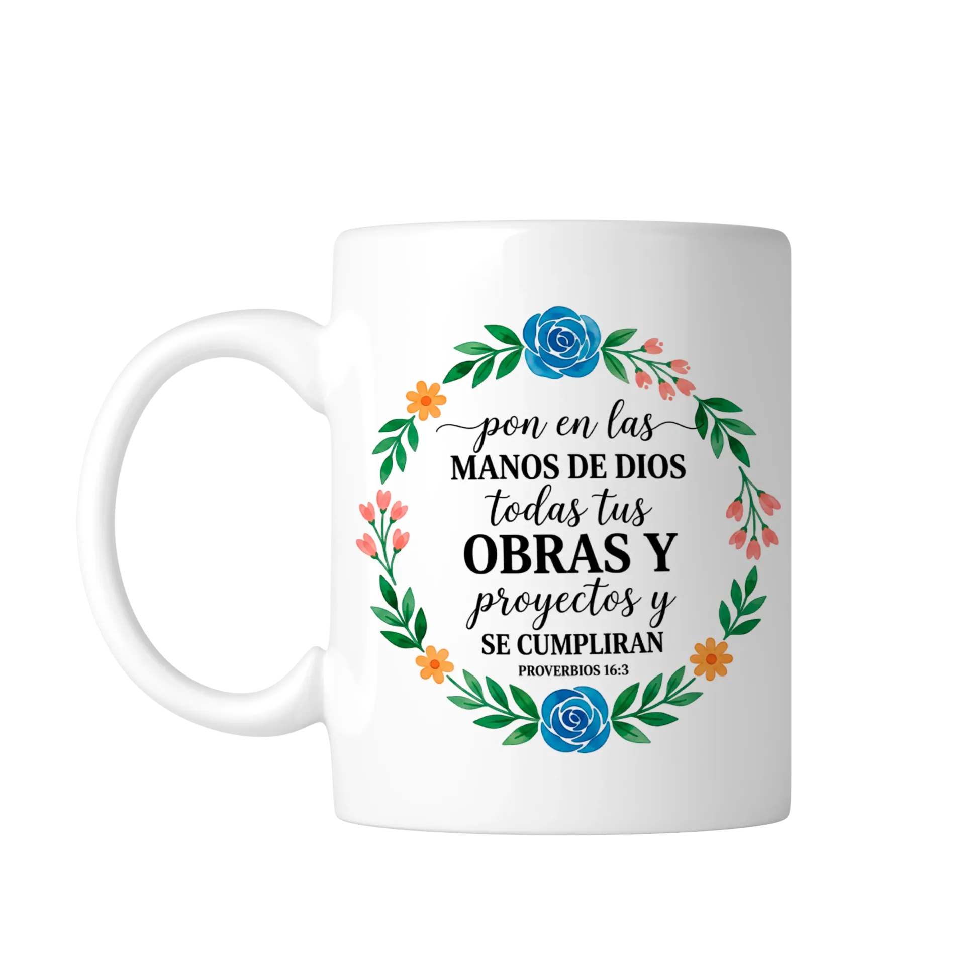 Taza Rg159. Frase Cristiana Religiosa