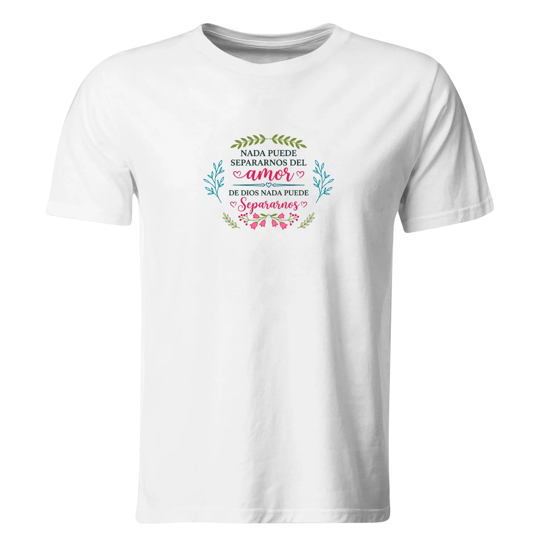 Playera Religiosa RG170. Versiculo Bíblico Cristiana Católica