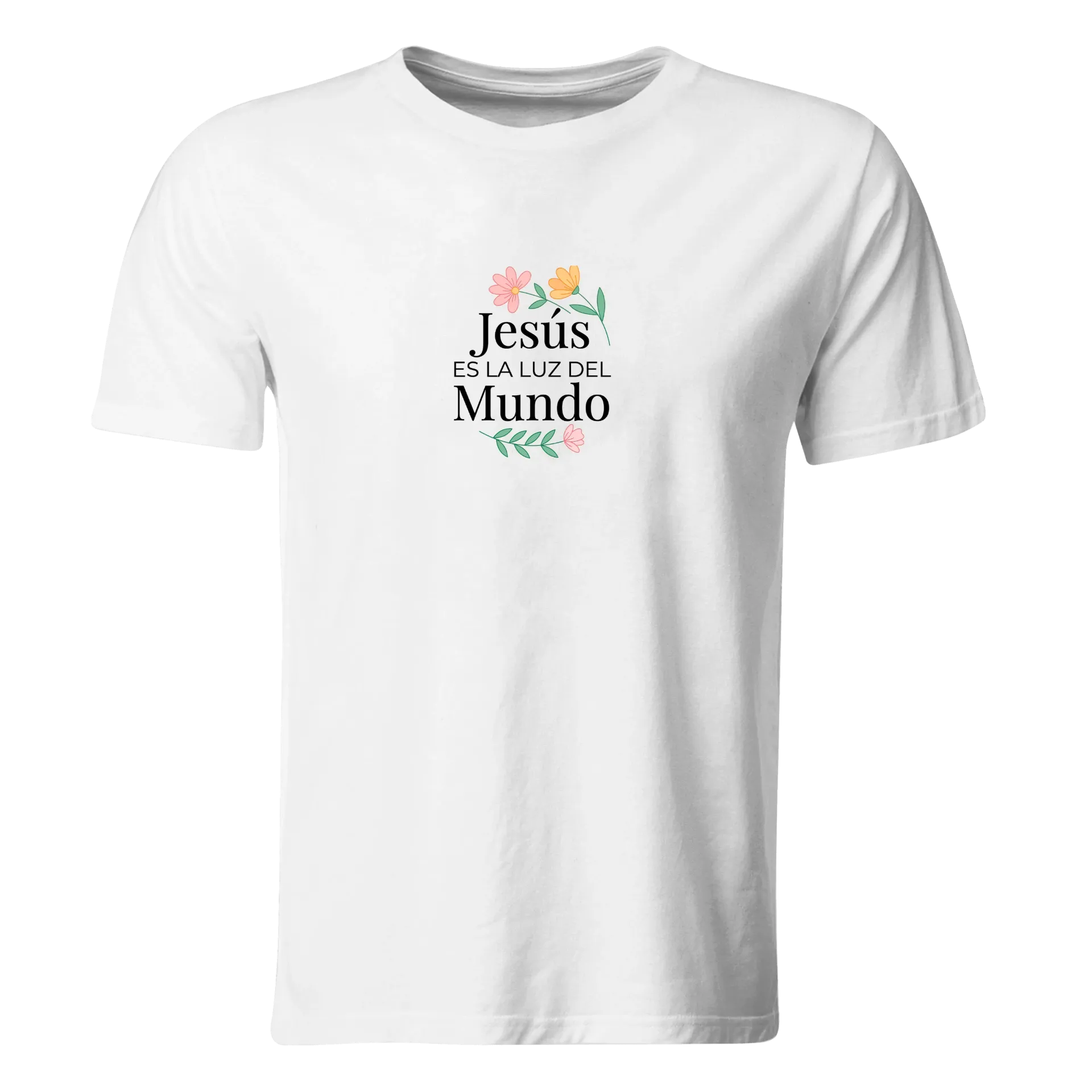 Playera Religiosa RG174. Versiculo Bíblico Cristiana Católica (Recto​)