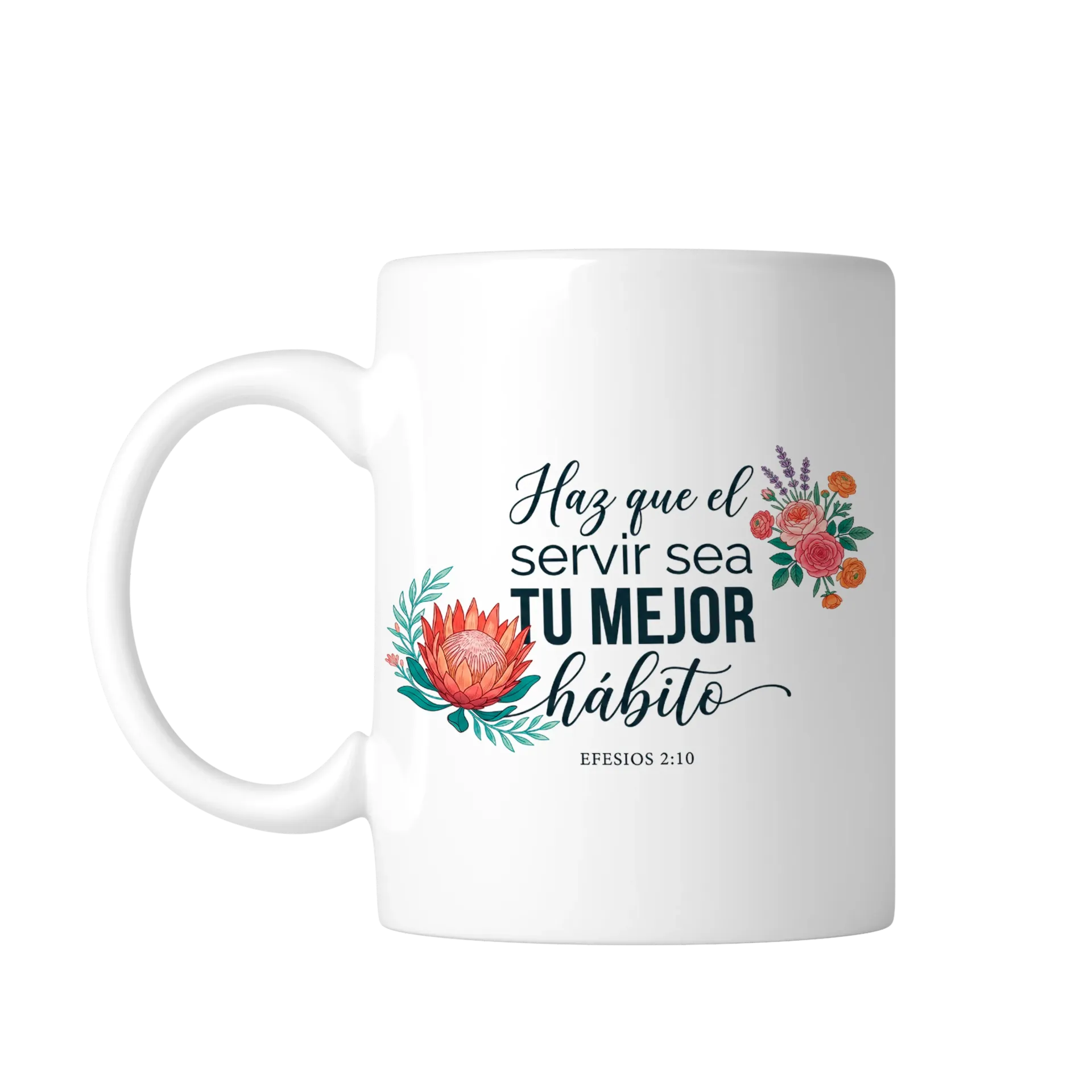 Taza Rg175. Frase Cristiana Religiosa (Con nombre)