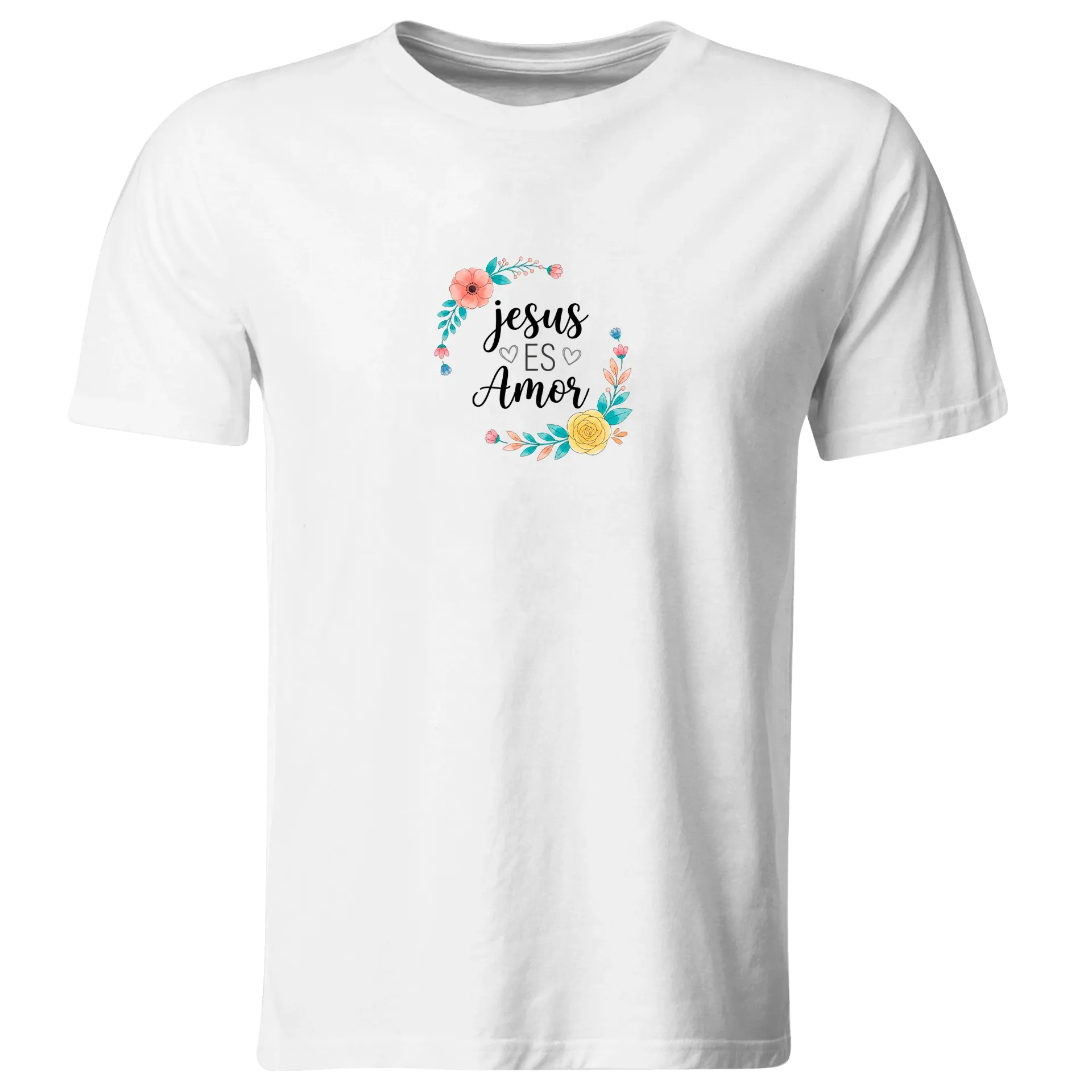 Playera Religiosa RG178. Versiculo Bíblico Cristiana Católica