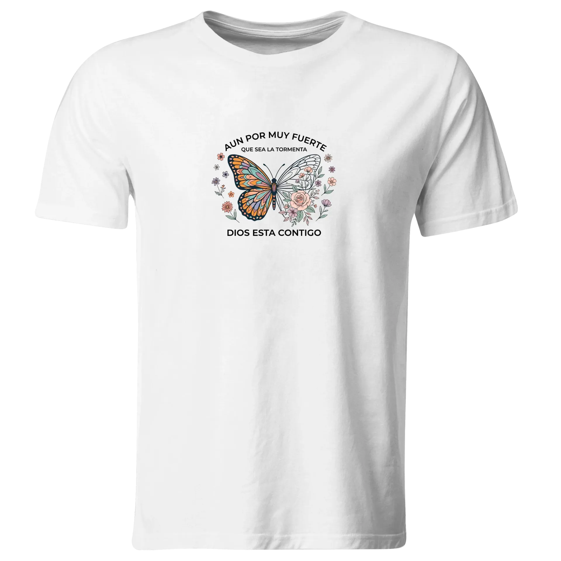 Playera Religiosa RG181. Versiculo Bíblico Cristiana Católica
