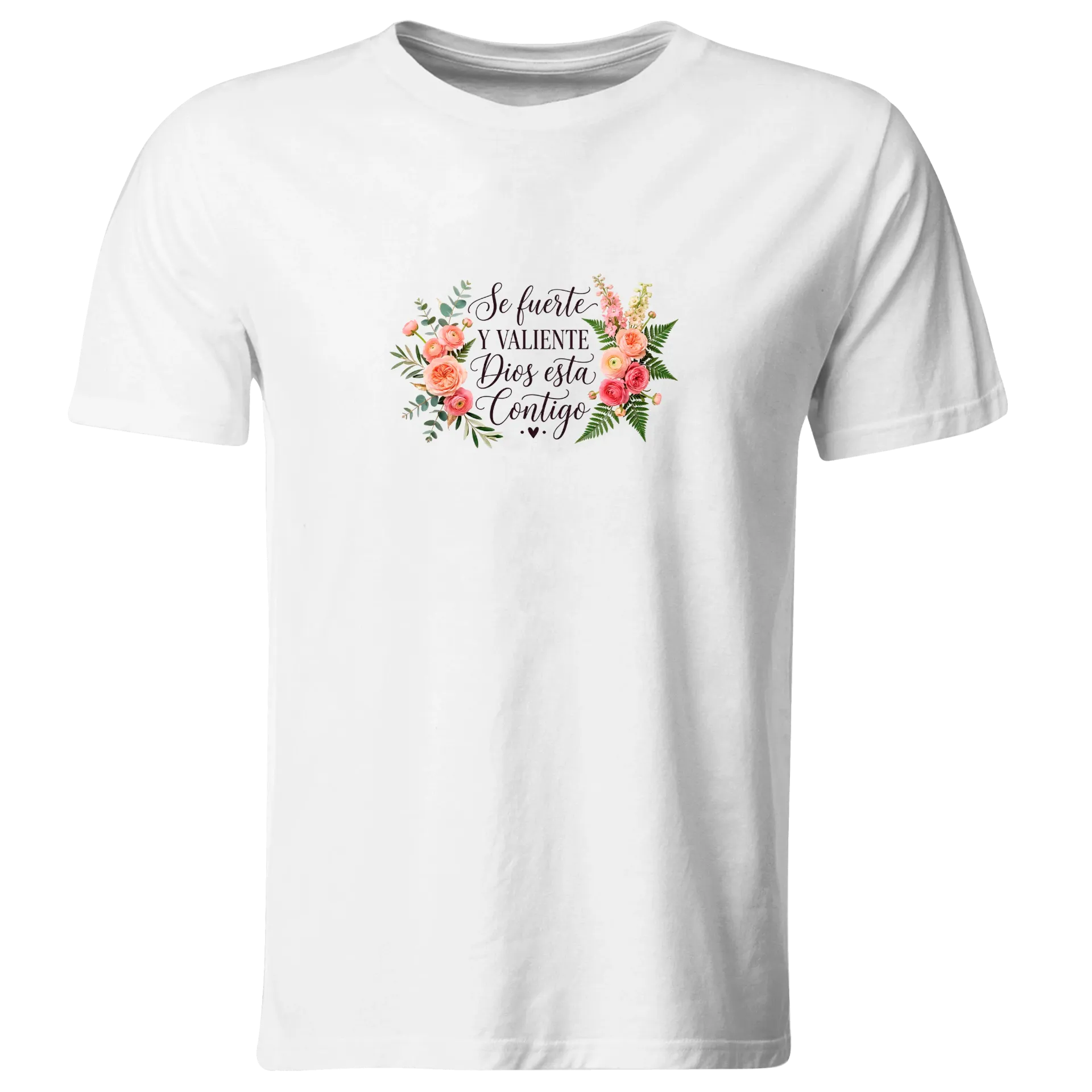 Playera Religiosa RG182. Versiculo Bíblico Cristiana Católica