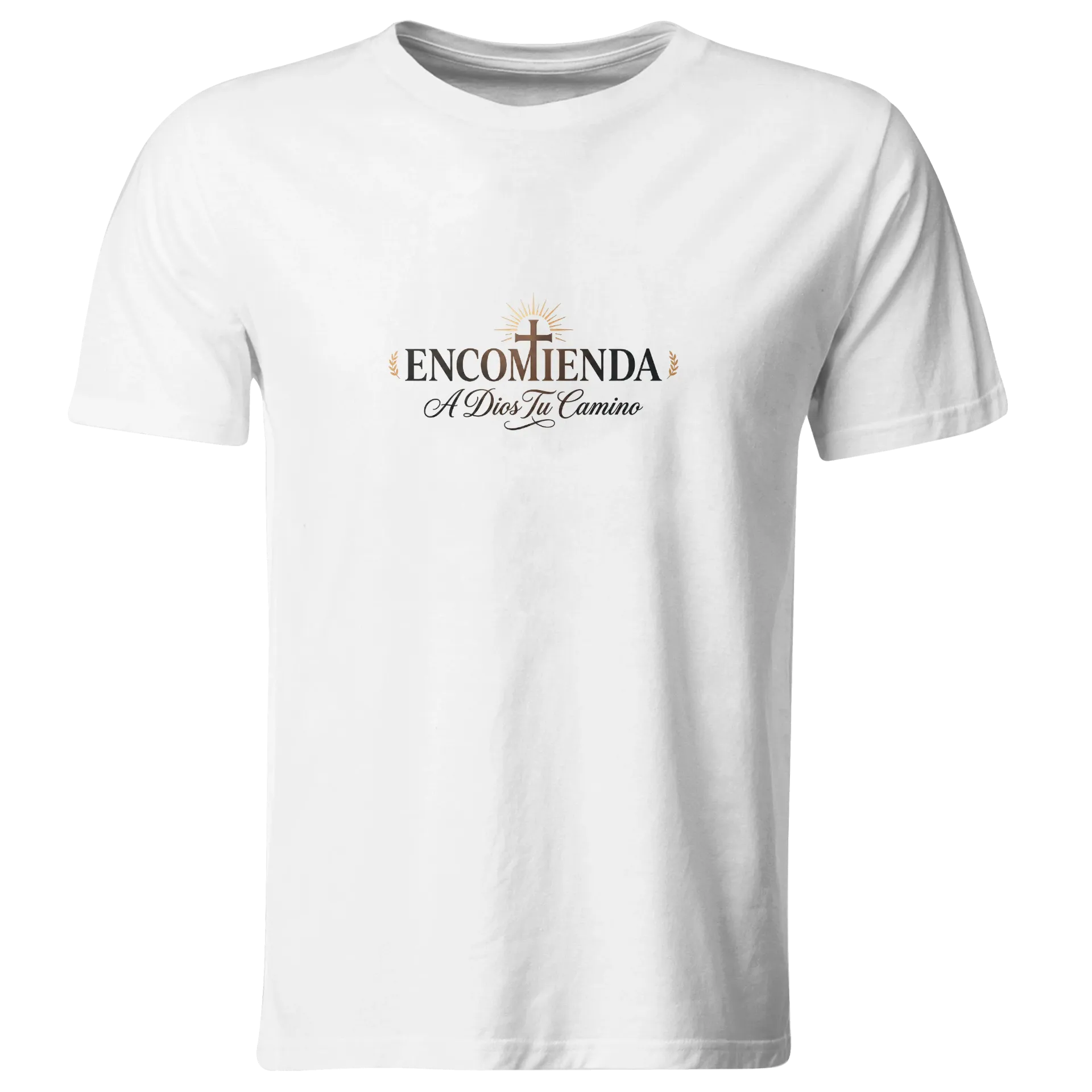 Playera Religiosa RG183. Versiculo Bíblico Cristiana Católica