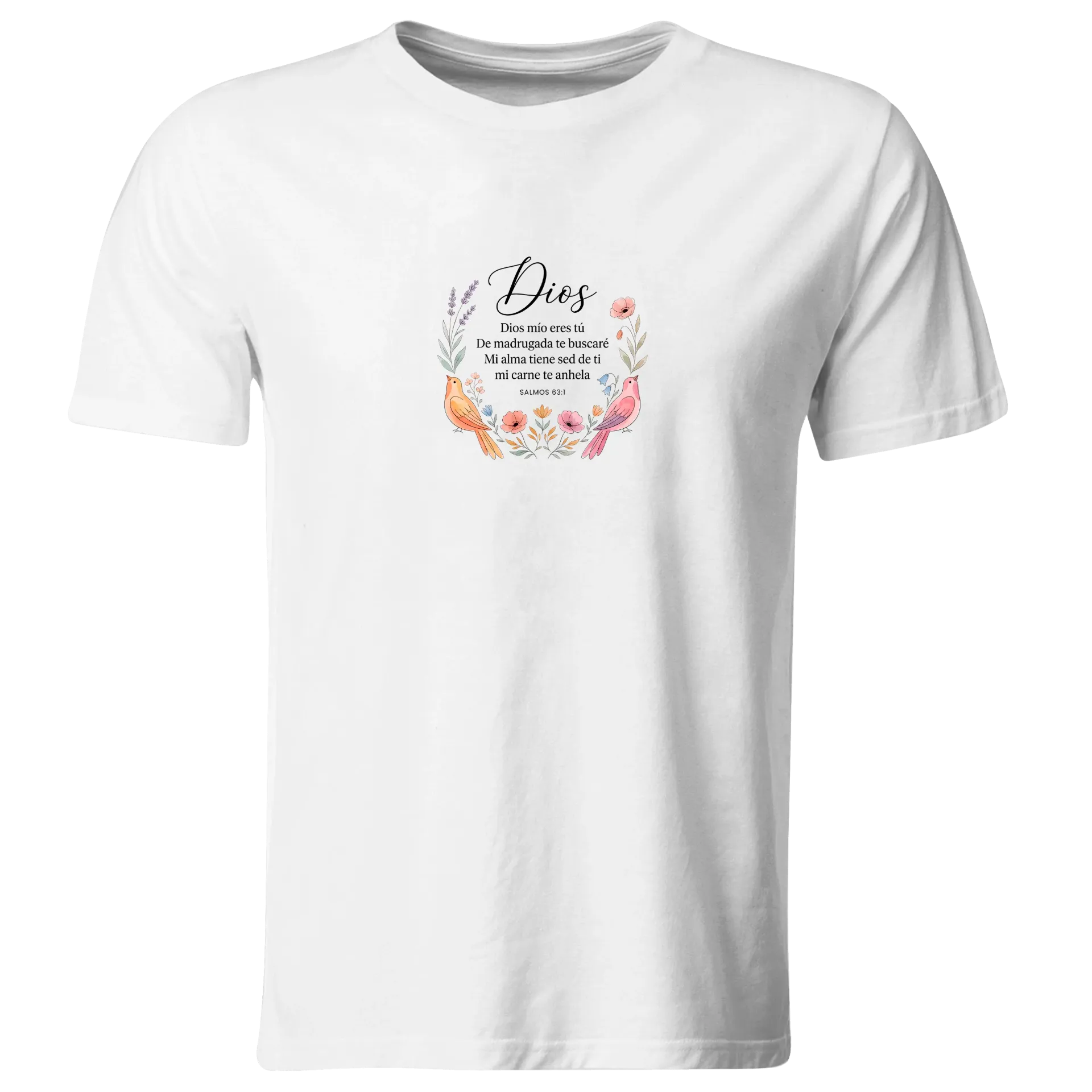 Playera Religiosa RG188. Versiculo Bíblico Cristiana Católica