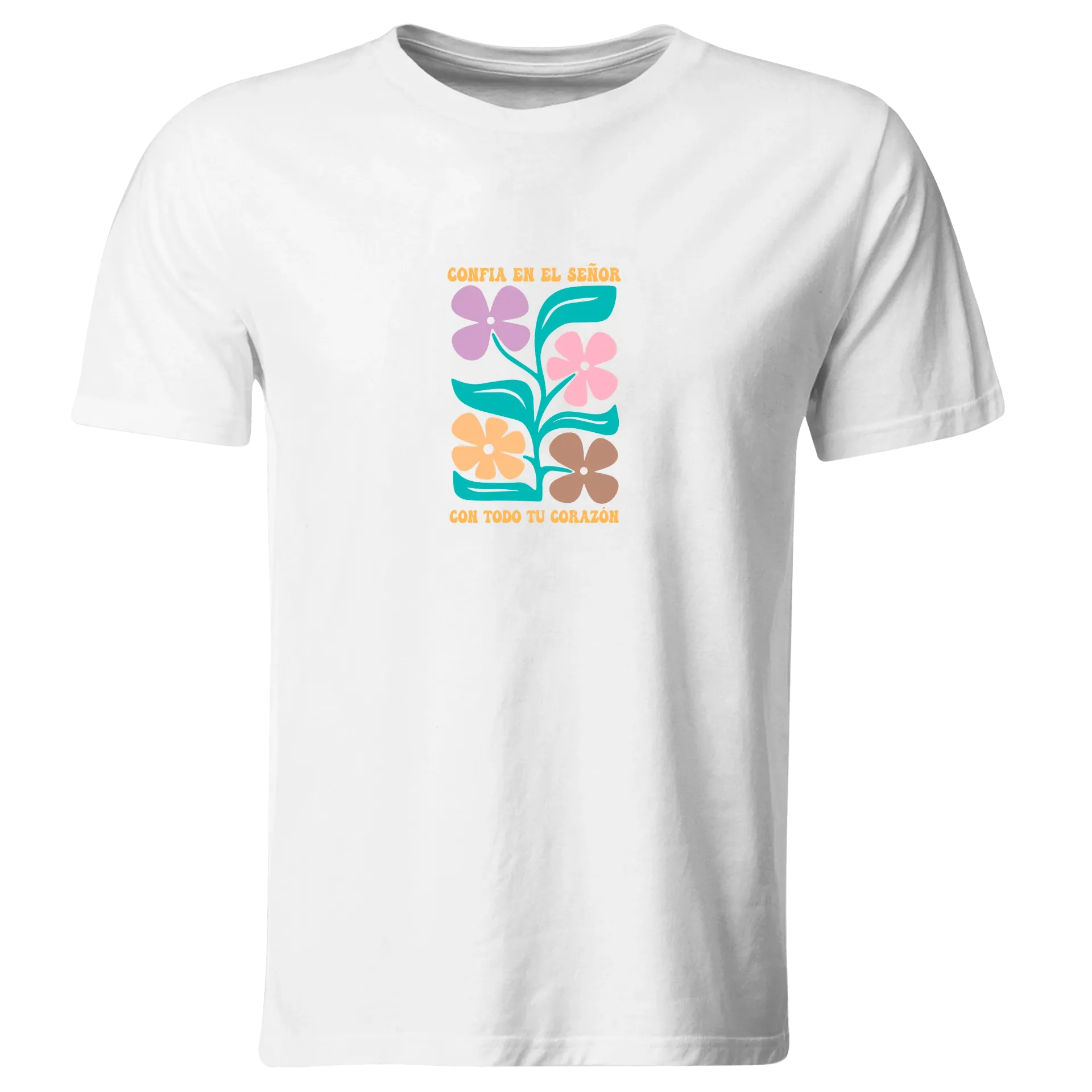 Playera Religiosa RG201. Versiculo Bíblico Cristiana Católica