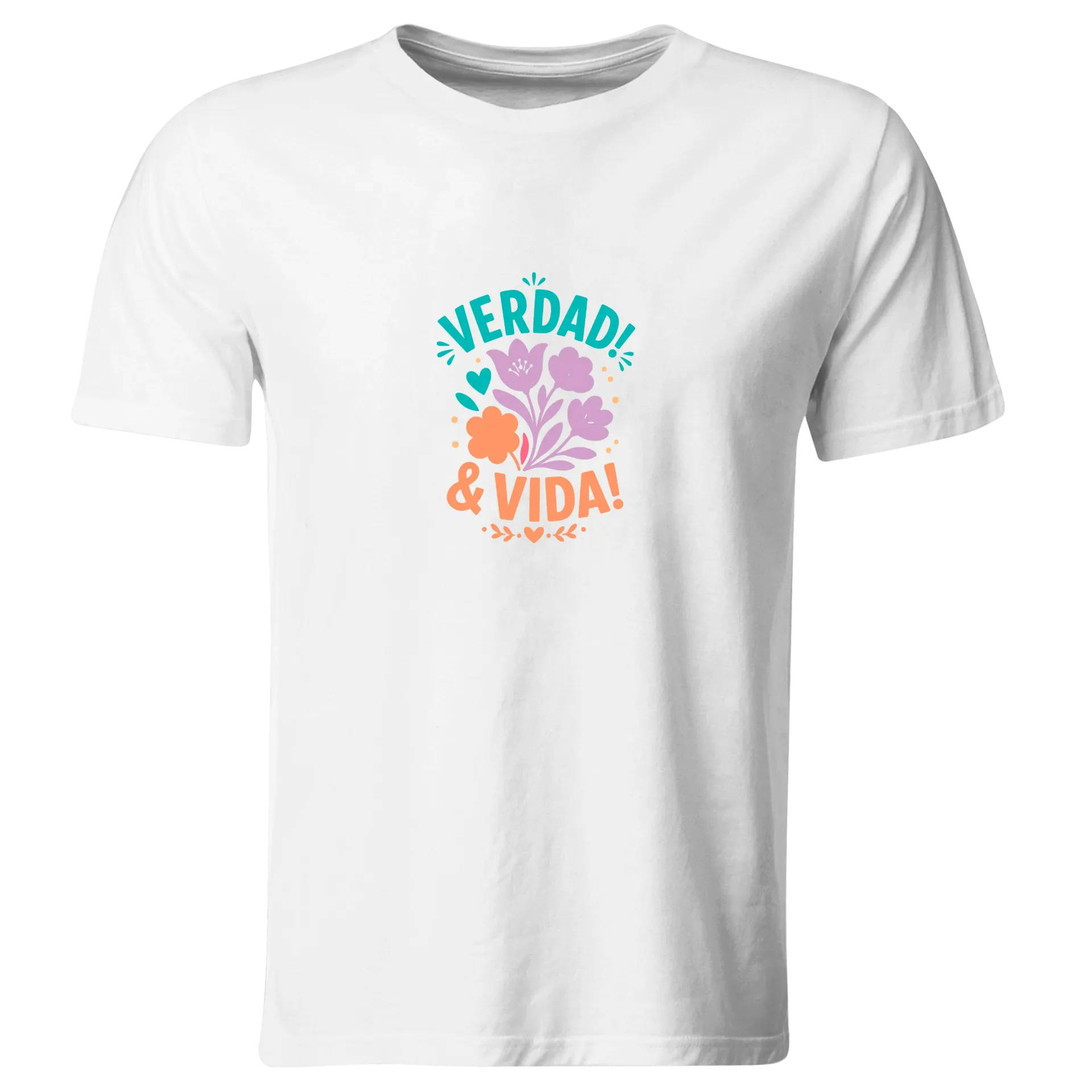 Playera Religiosa RG219. Versiculo Bíblico Cristiana Católica