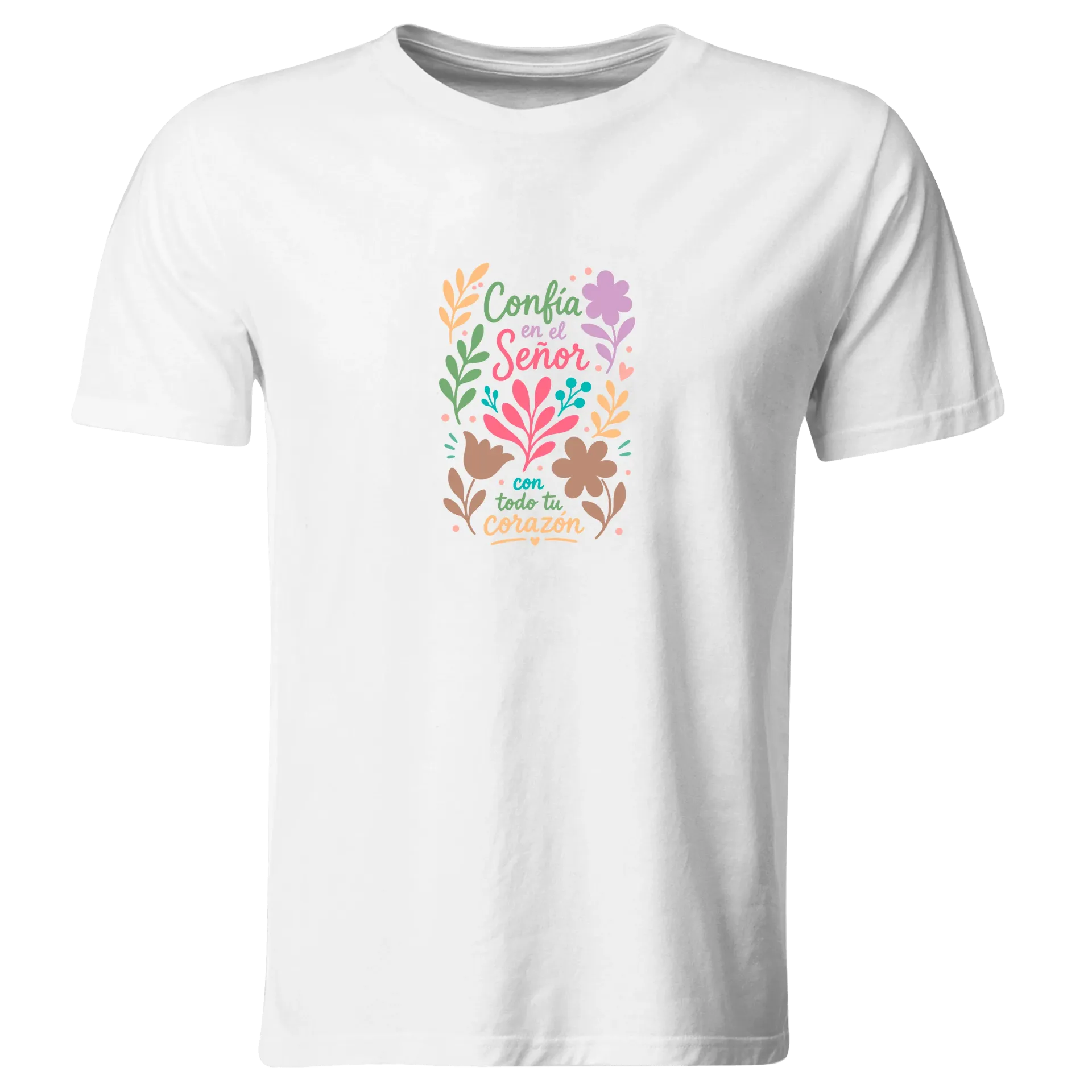 Playera Religiosa RG223. Versiculo Bíblico Cristiana Católica