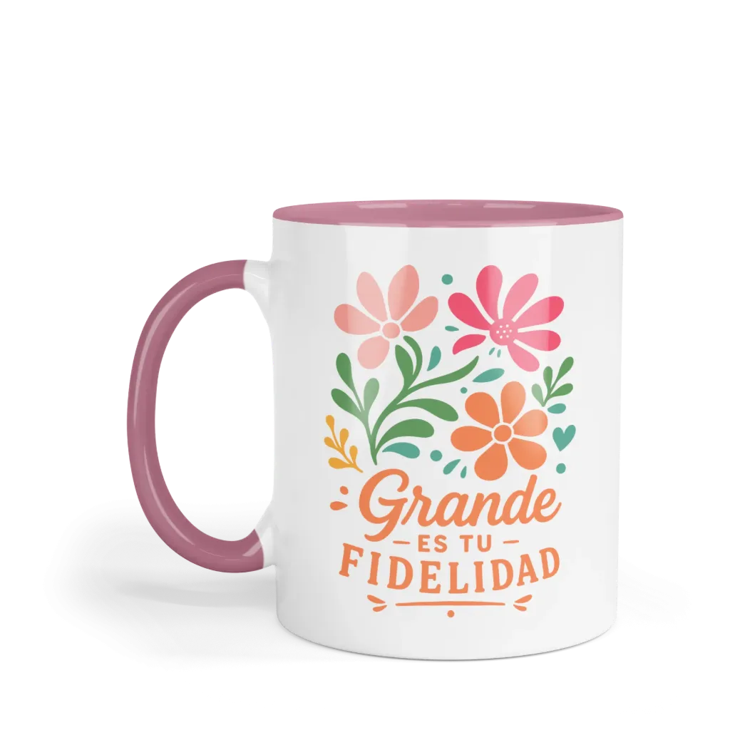 Taza Rg225. Frase Cristiana Religiosa
