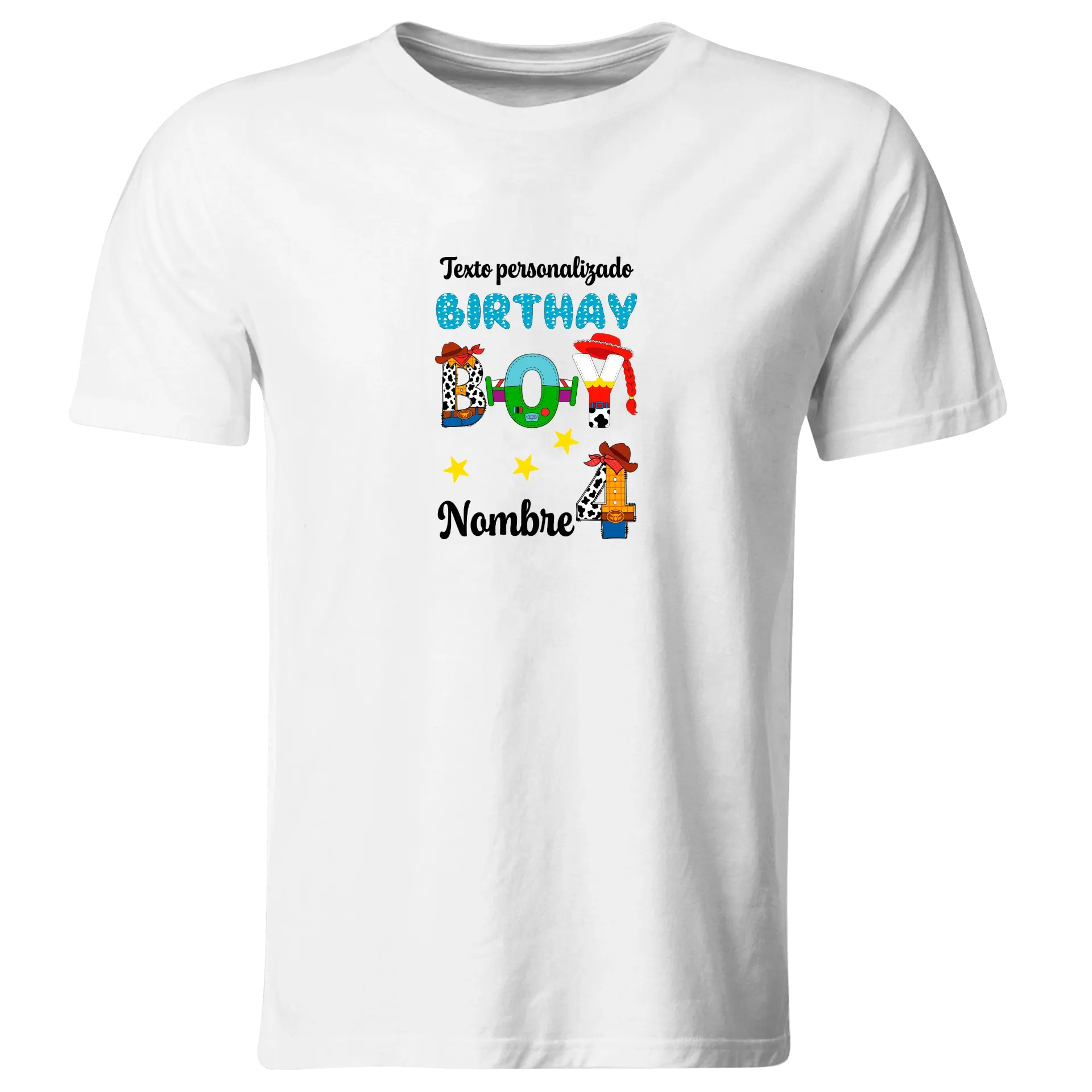 Playera Personalizada Cumpleaños Pc179. Toystory Toy Story