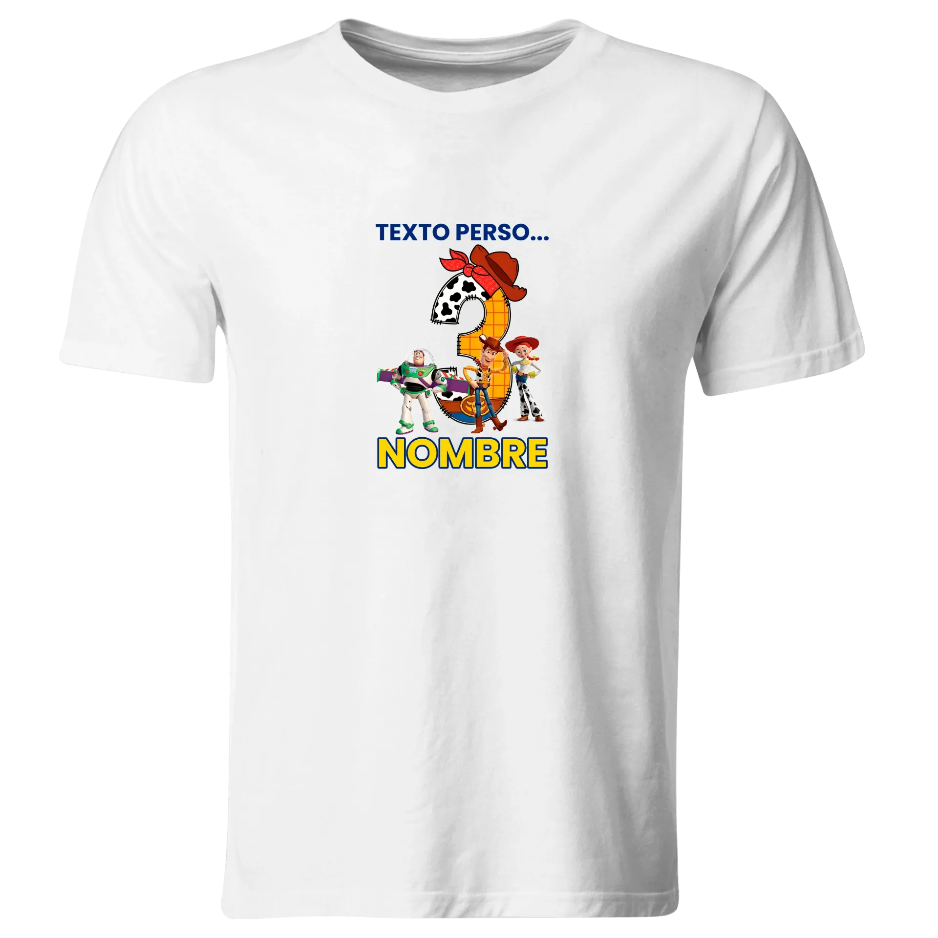 Playera Personalizada Cumpleaños Pc180. Toystory Toy Story