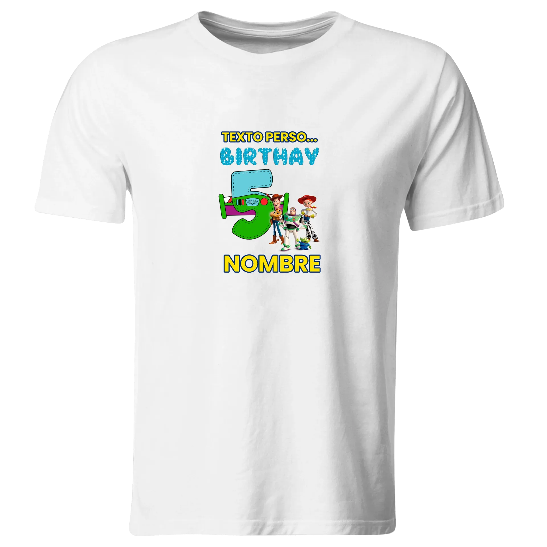 Playera Personalizada Cumpleaños Pc183. Toystory Toy Story