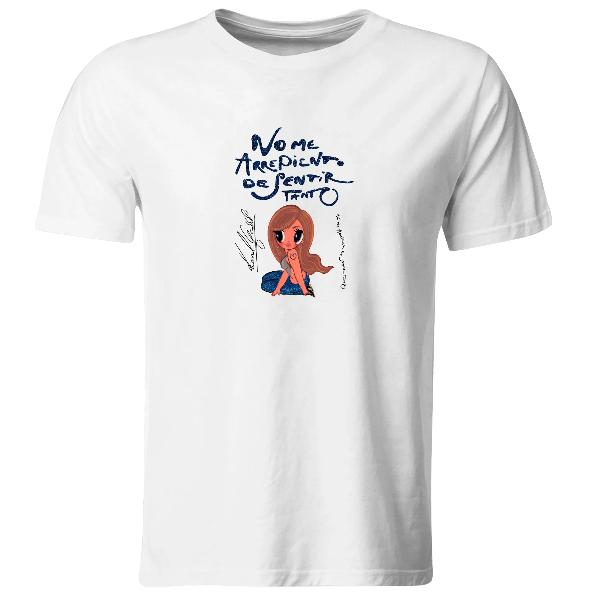 Playera lk987. Karol G. No me arrepiento de sentir tanto