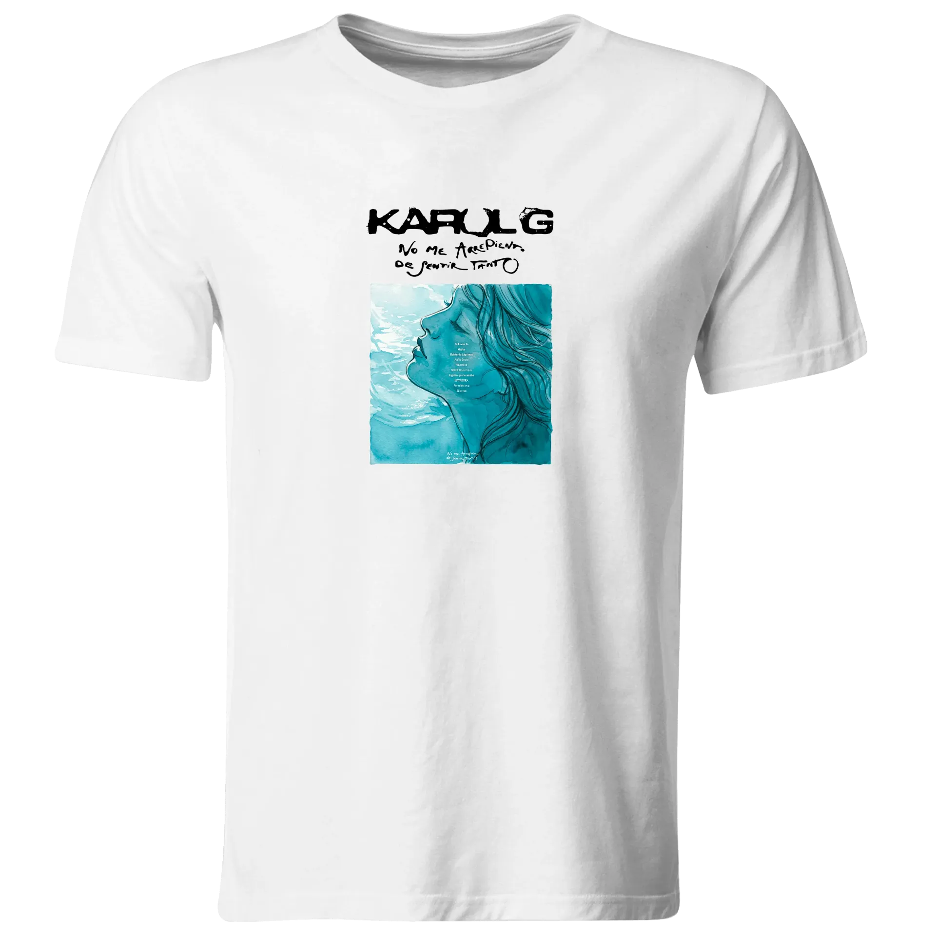 Playera lk990. Karol G. No me arrepiento de sentir tanto