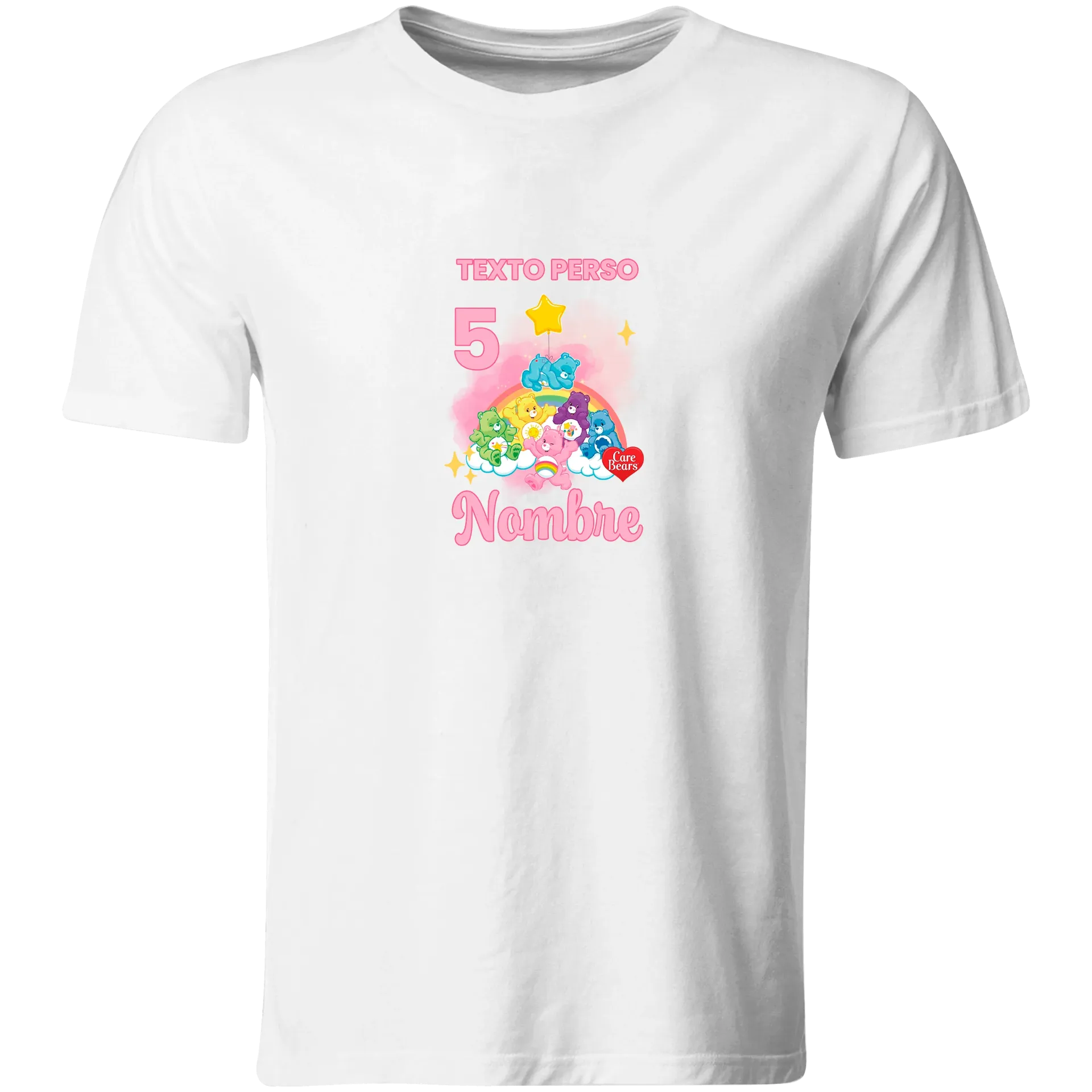 Playera Personalizada Cumpleaños Pc251. Care Beans Ositos Cariñositos (Recto​)