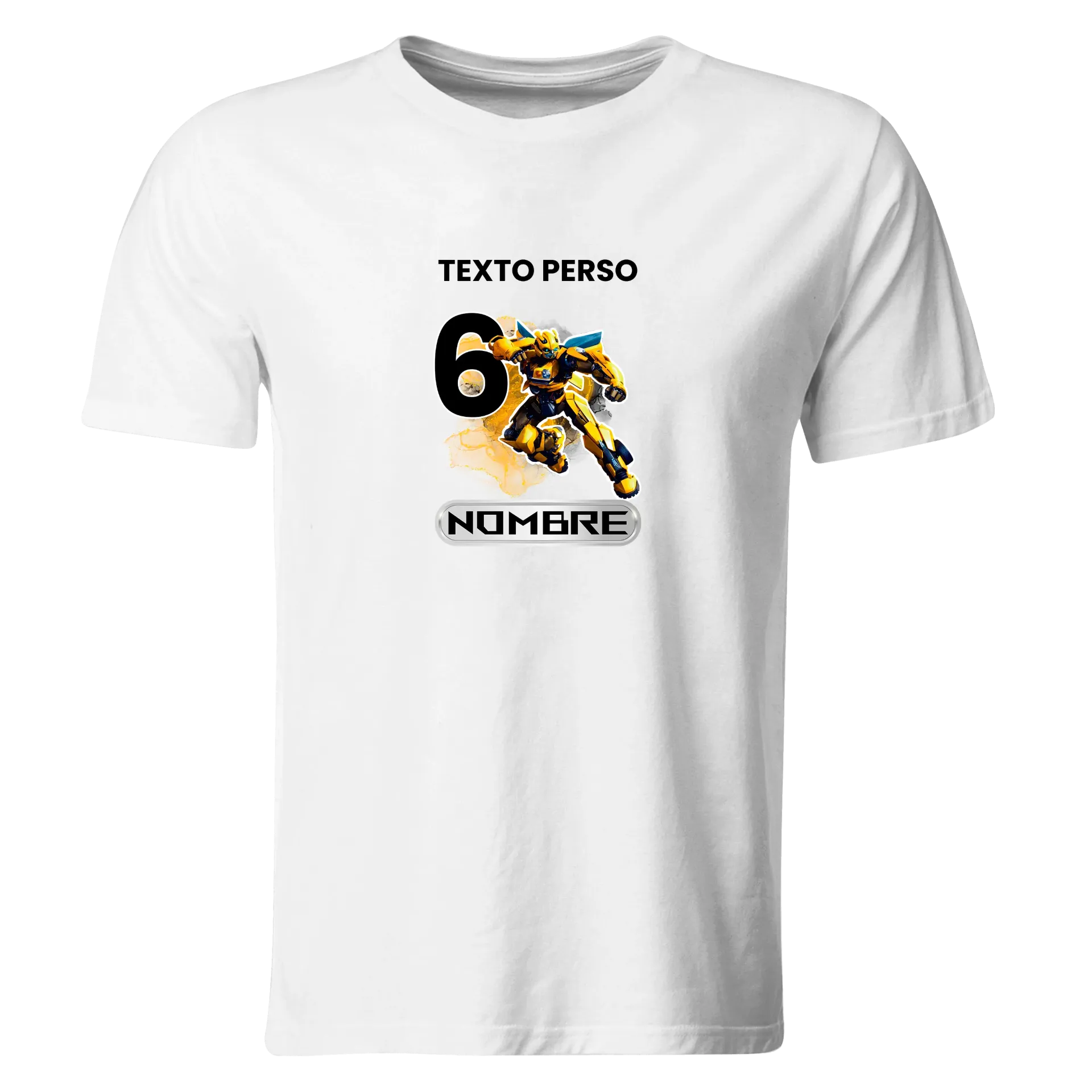 Playera Personalizada Cumpleaños Pc282. Transformers