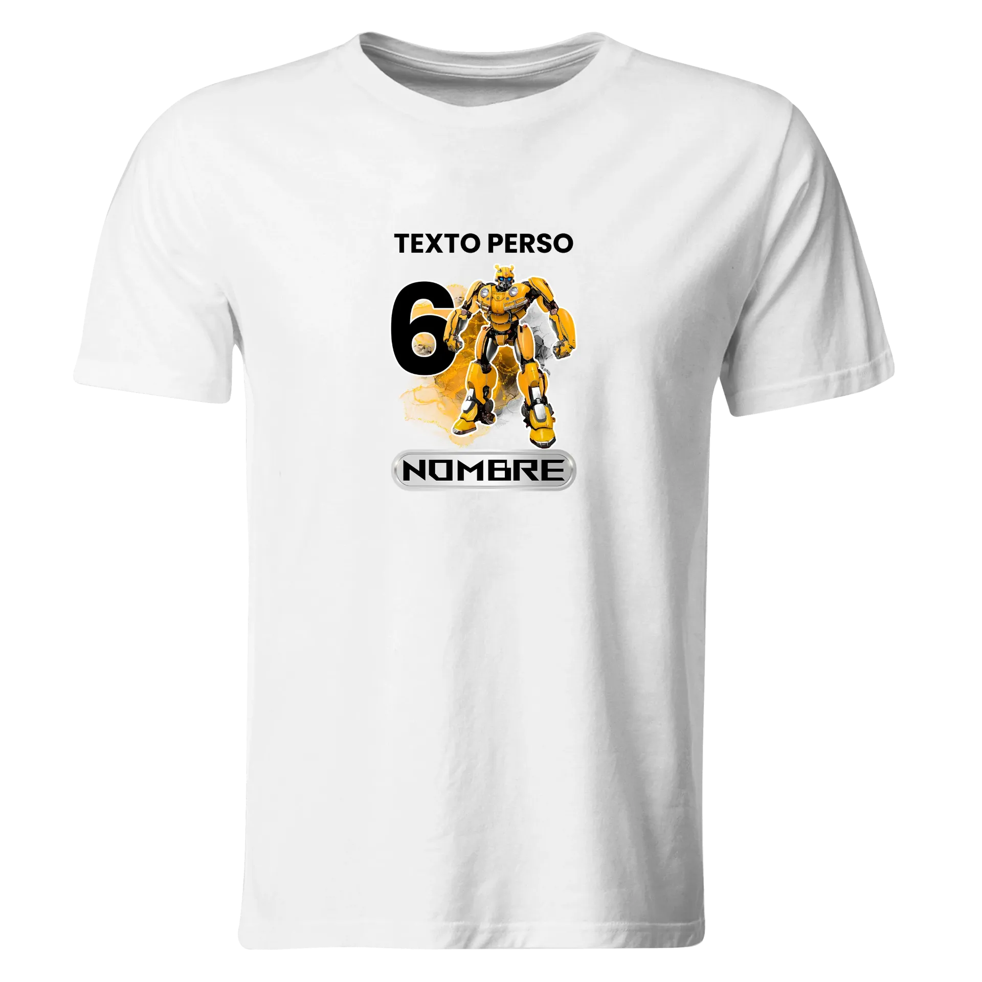 Playera Personalizada Cumpleaños Pc283. Transformers