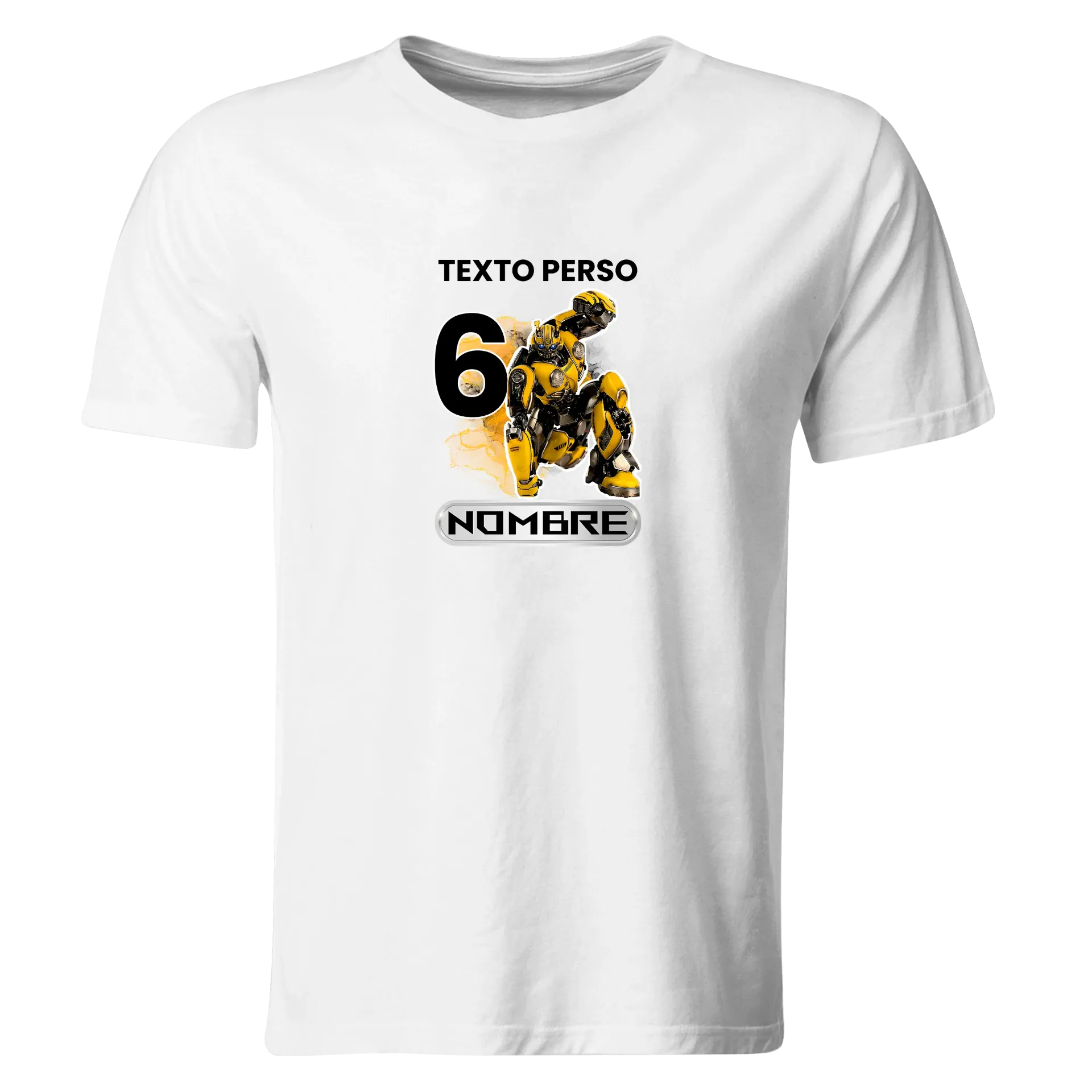 Playera Personalizada Cumpleaños Pc285. Transformers