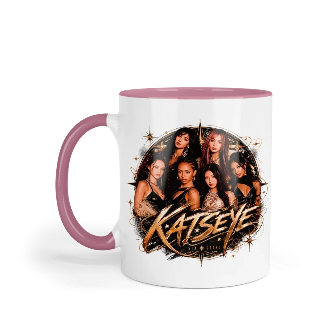 Taza 11 Oz LK1011. Katseye Eyekons