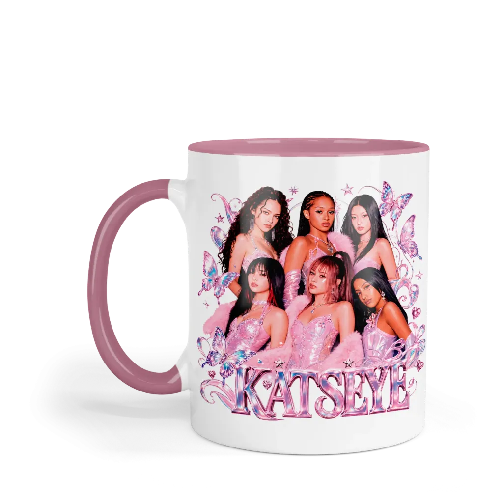 Taza 11 Oz LK1012. Katseye Eyekons