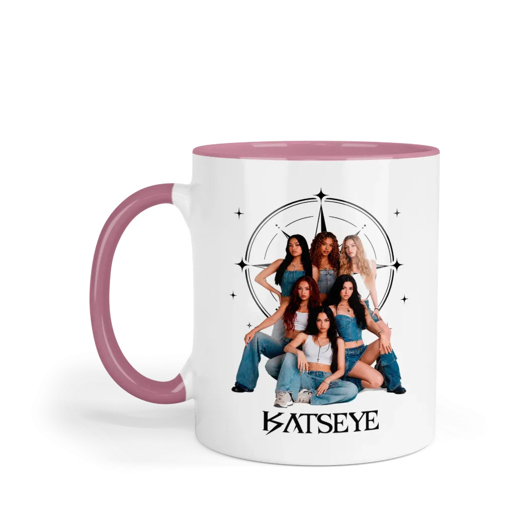 Taza 11 Oz LK1017. Katseye Eyekons