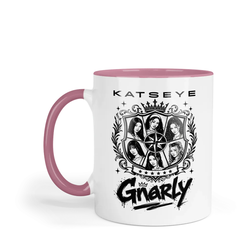 Taza 11 Oz LK1018. Katseye Eyekons