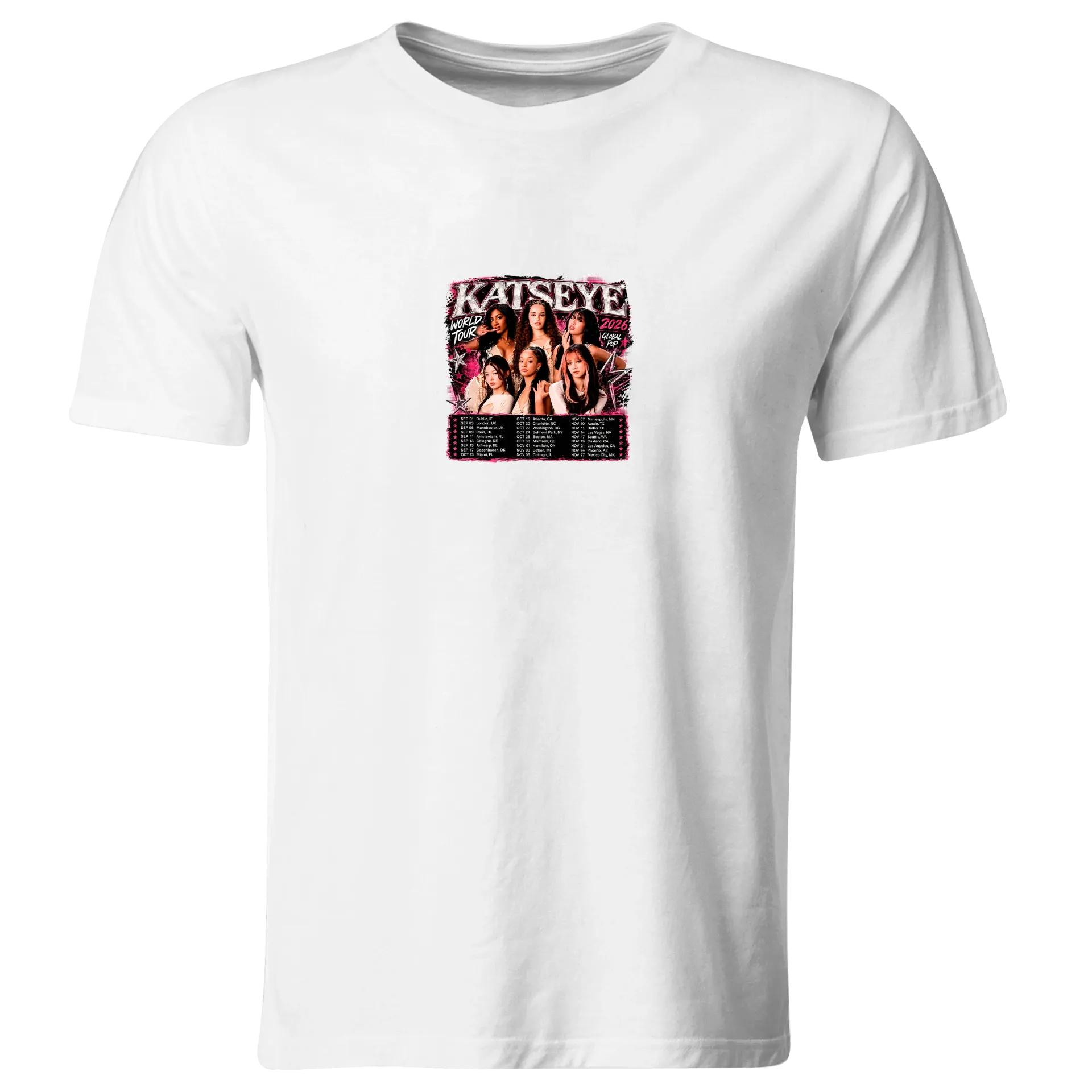 Playera lk1036. Katseye Eyekons