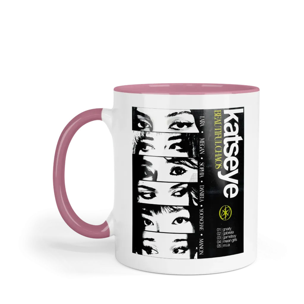 Taza 11 Oz LK1033. Katseye Eyekons