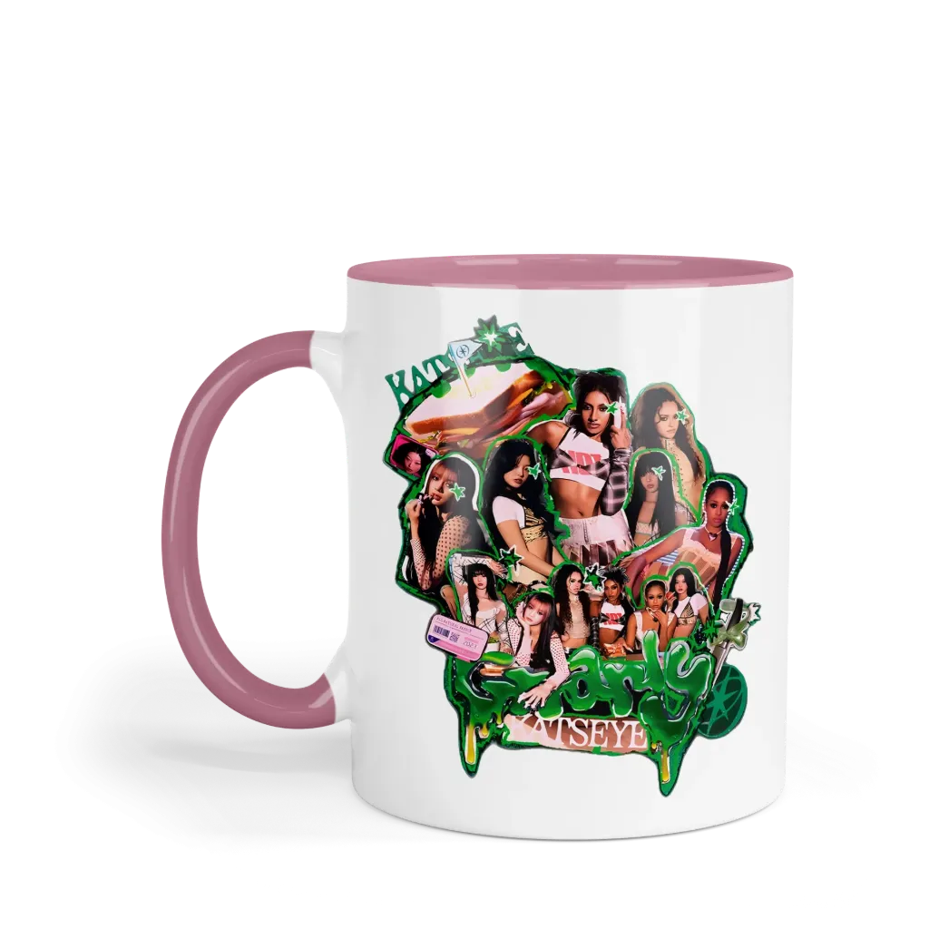 Taza 11 Oz LK1035. Katseye Eyekons