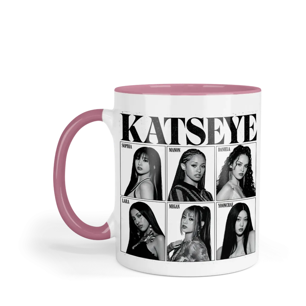 Taza 11 Oz LK1040. Katseye Eyekons