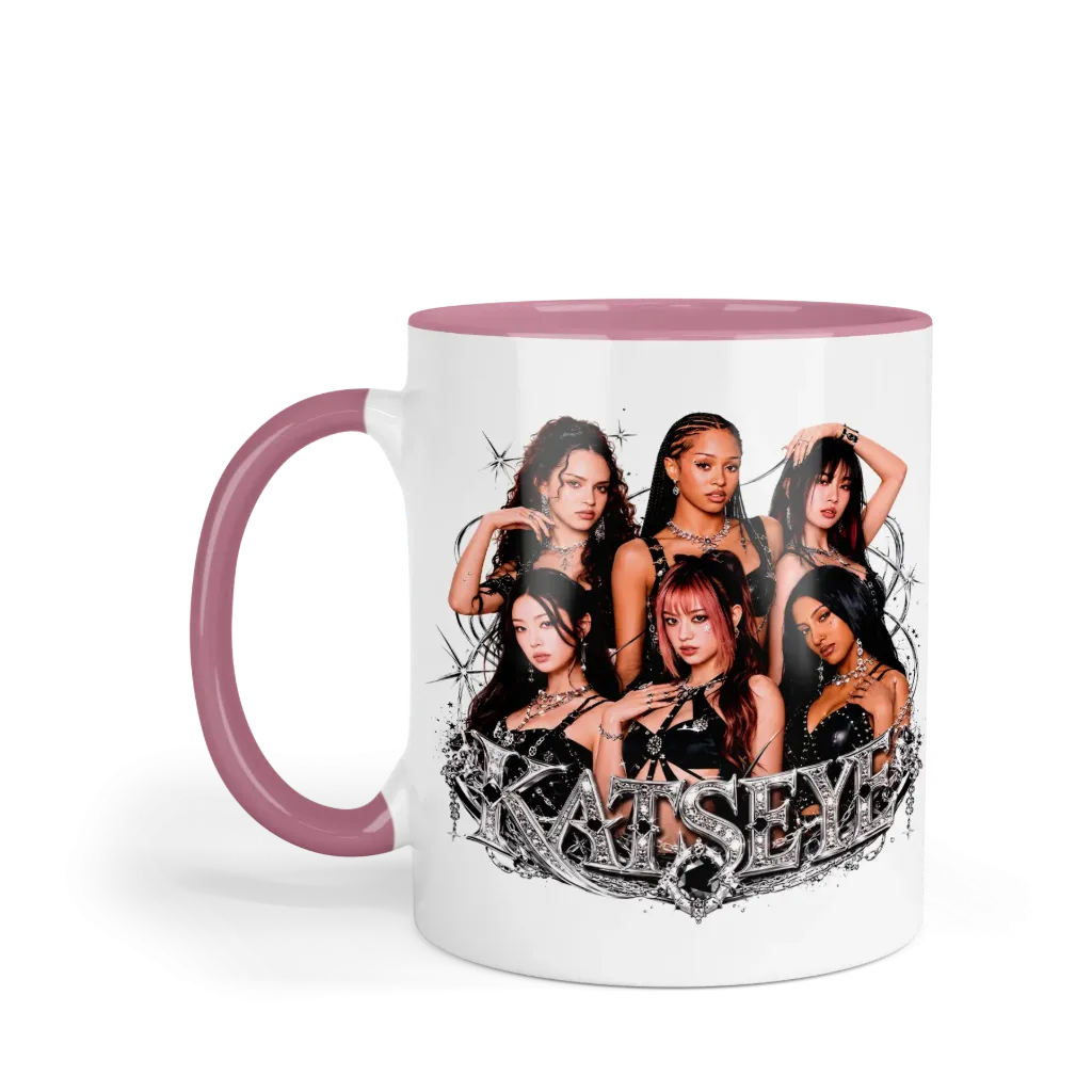 Taza 11 Oz LK1043. Katseye Eyekons