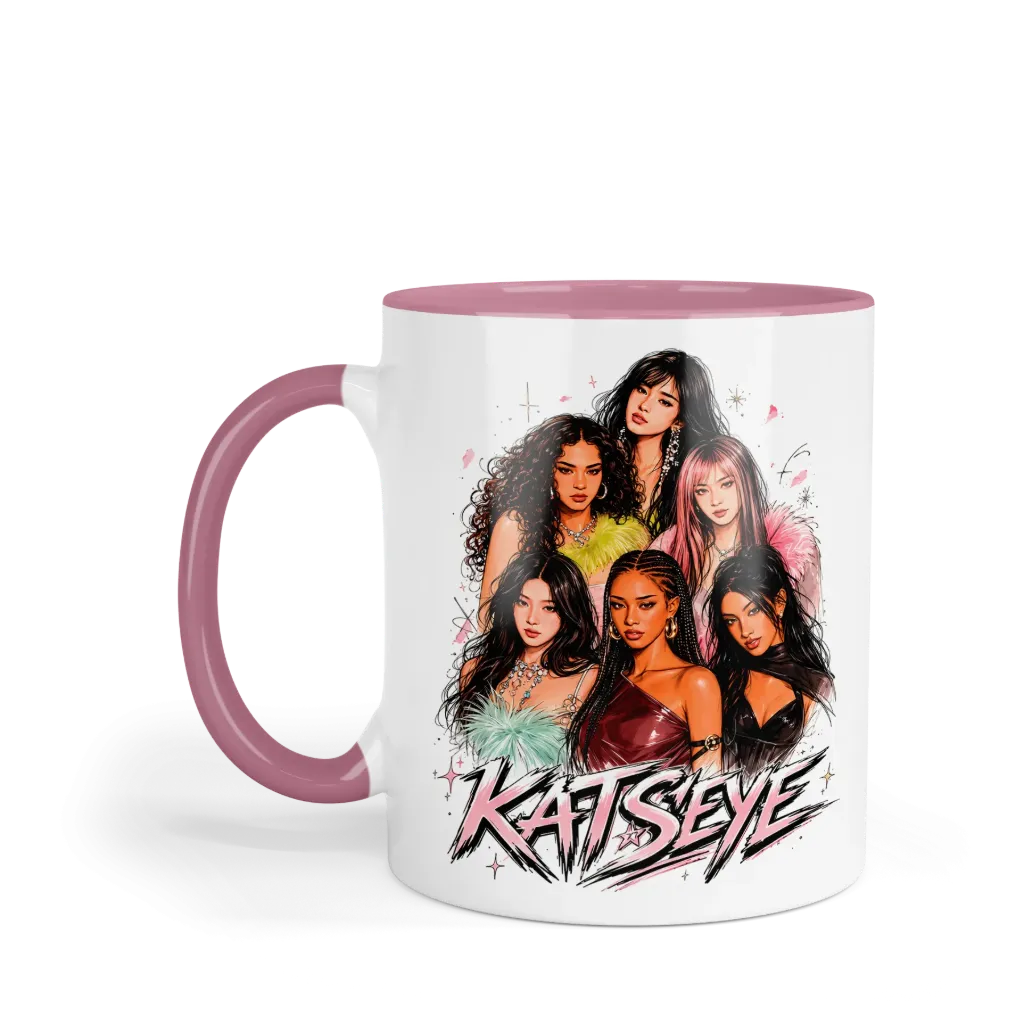 Taza 11 Oz LK1048. Katseye Eyekons