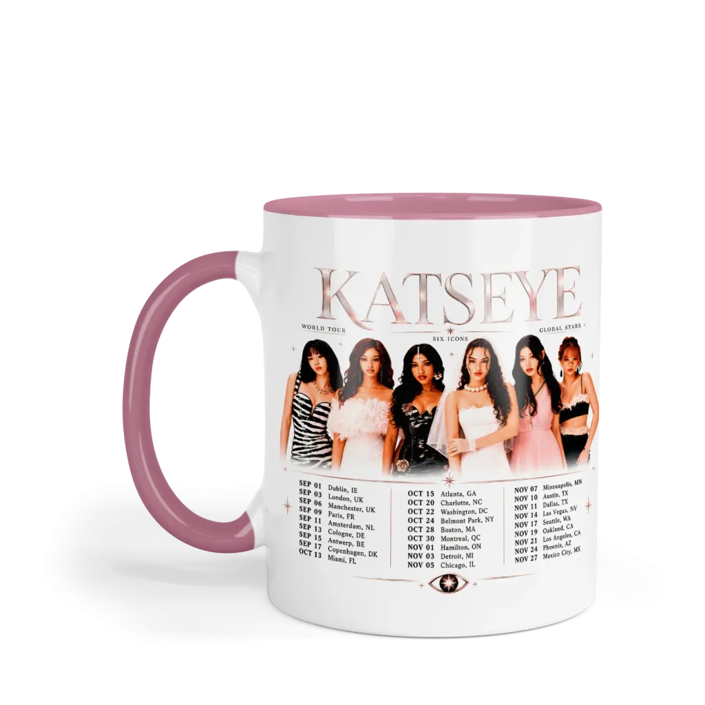 Taza 11 Oz LK1049. Katseye Eyekons
