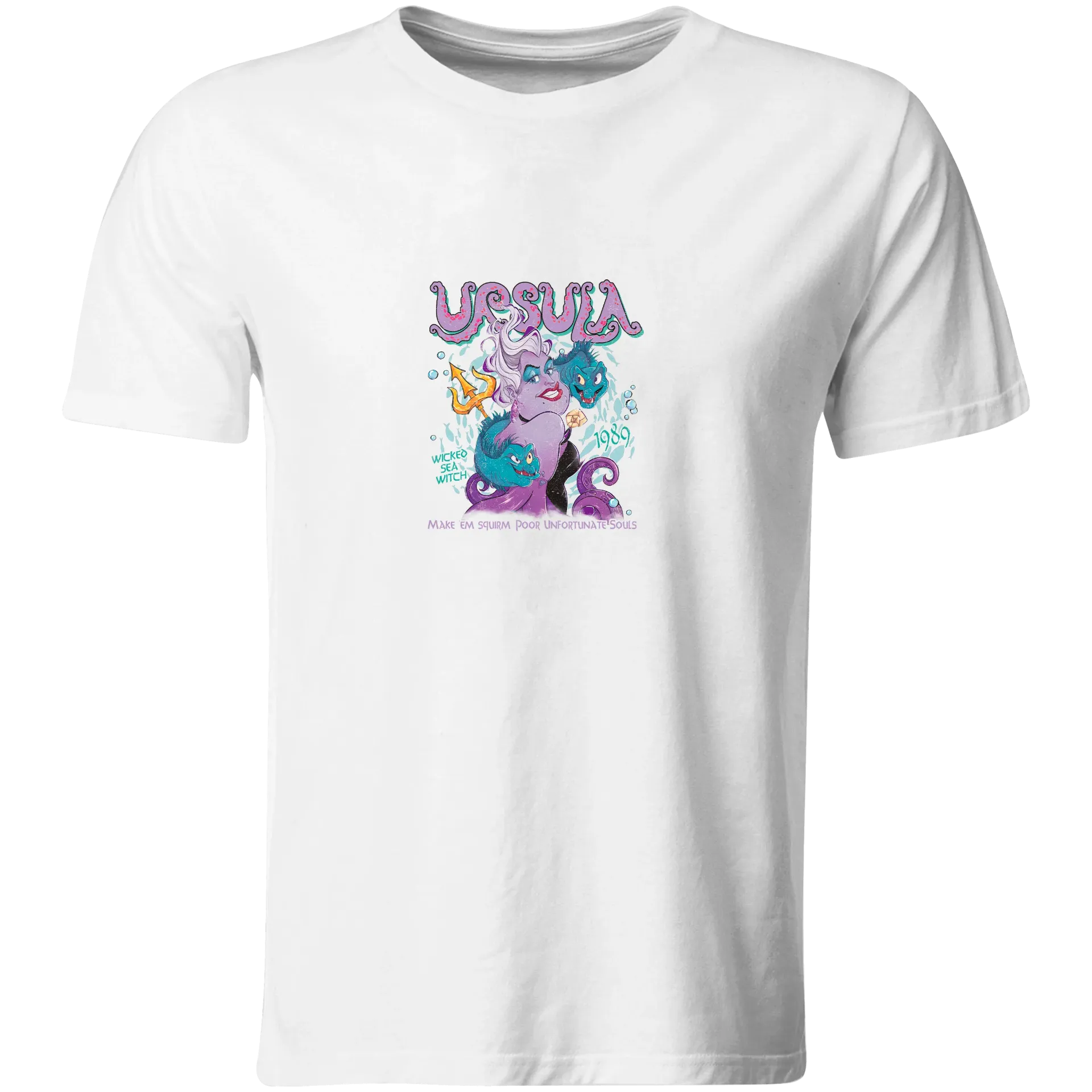 Playera lk1051. Villanos retro vintage. Ursula (Recto​)