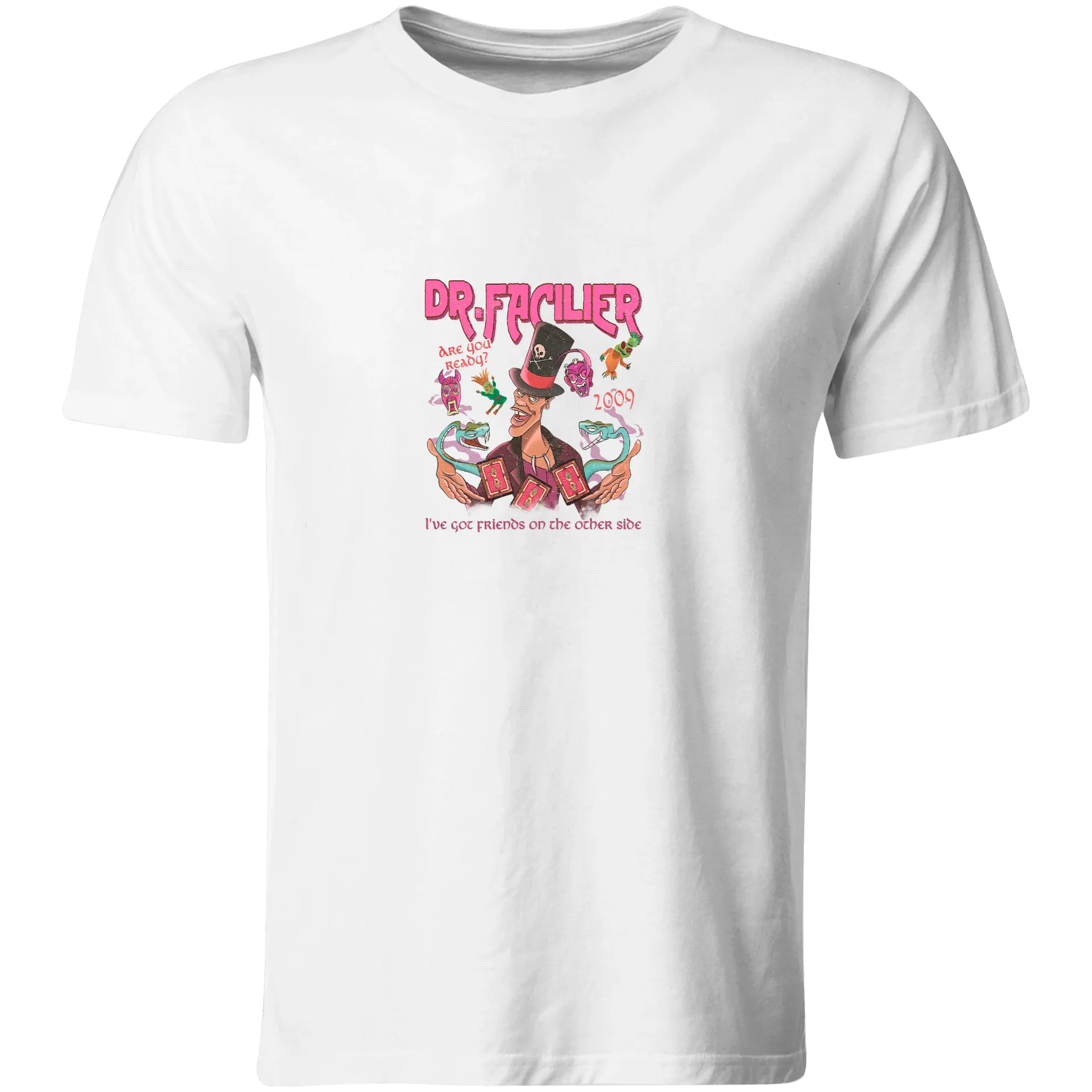 Playera lk1059. Villanos retro vintage. Dr. Facilier (Recto​)