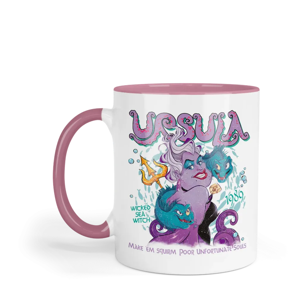 Taza 11 Oz LK1051. Villanos retro vintage. Ursula