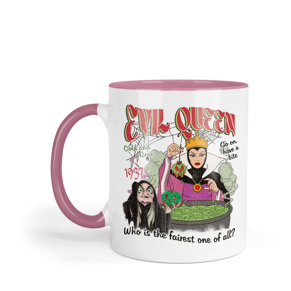 Taza 11 Oz LK1058. Villanos retro vintage. Evil Queen