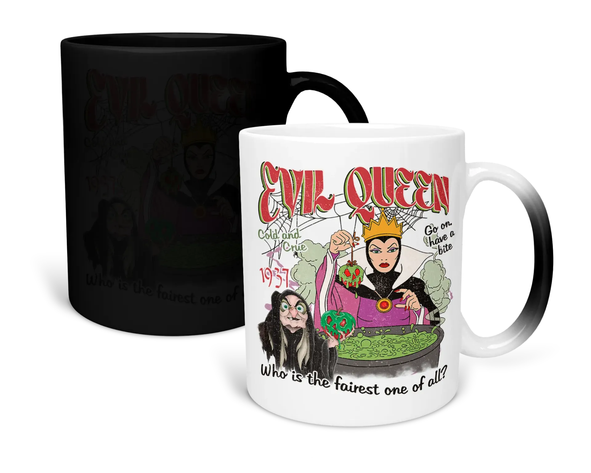 Taza magica 11 Oz LK1058. Villanos retro vintage. Evil Queen