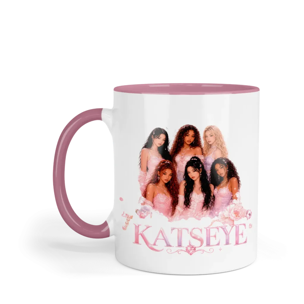 Taza 11 Oz LK1081. Katseye Eyekons (Sin personalizado)