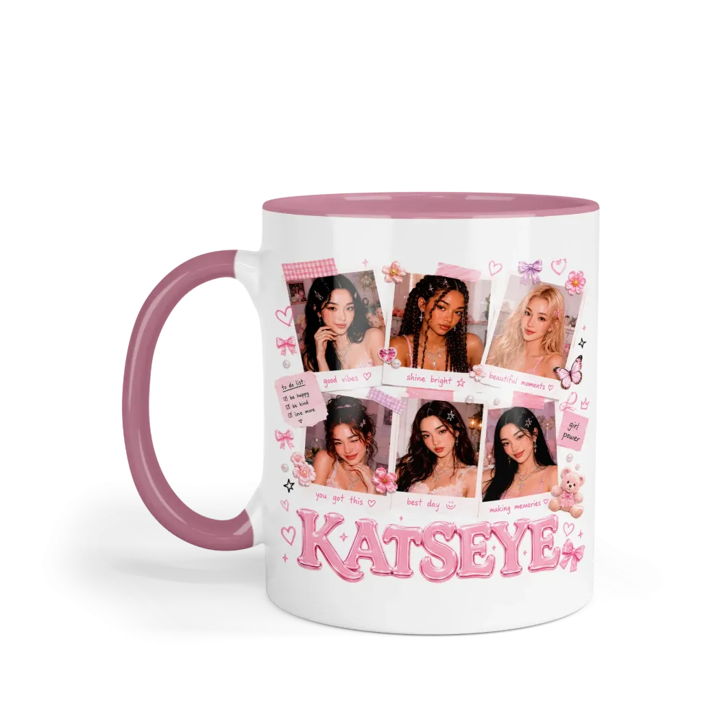 Taza 11 Oz LK1083. Katseye Eyekons (Sin personalizado)