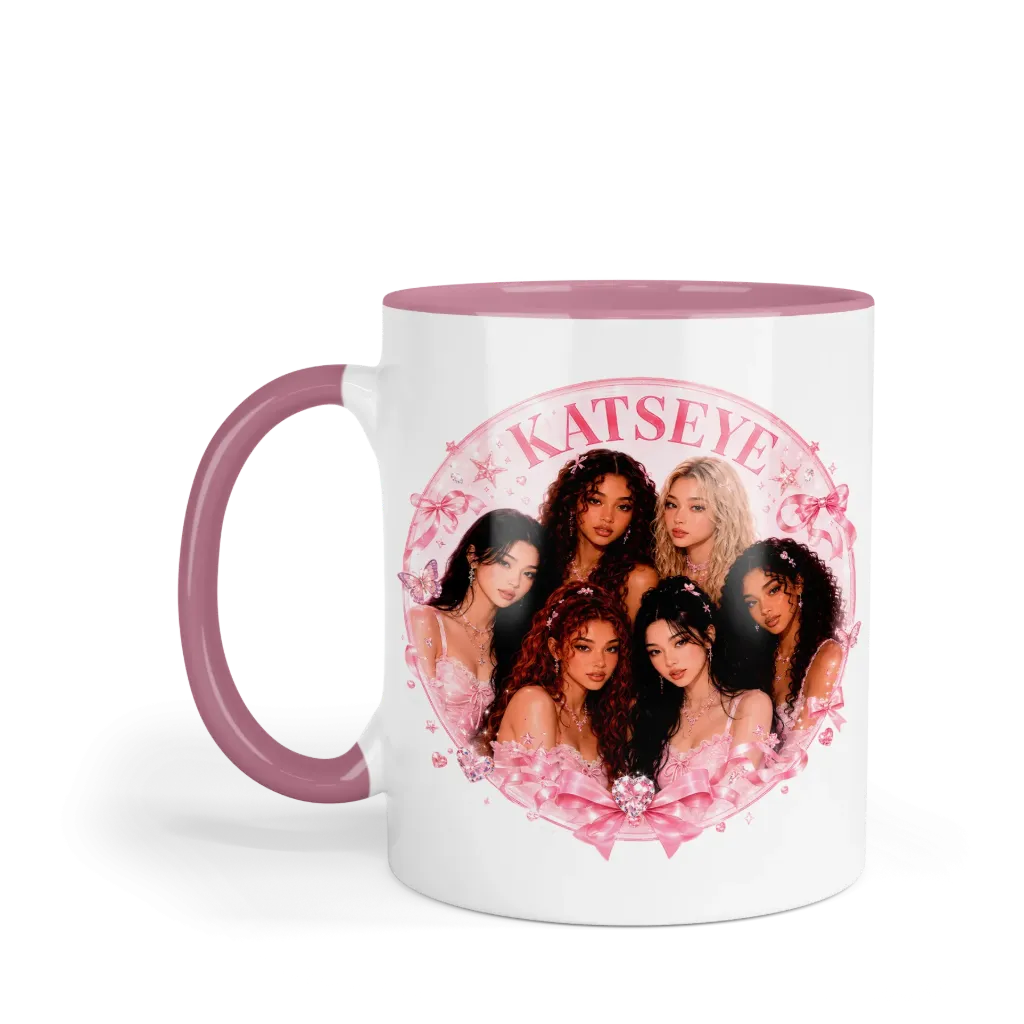 Taza 11 Oz LK1084. Katseye Eyekons (Sin personalizado)