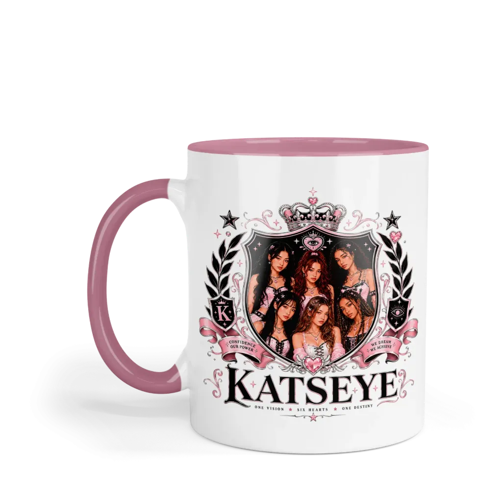 Taza 11 Oz LK1085. Katseye Eyekons (Sin personalizado)