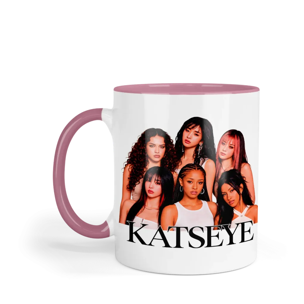 Taza 11 Oz LK1092. Katseye Eyekons (Sin personalizado)