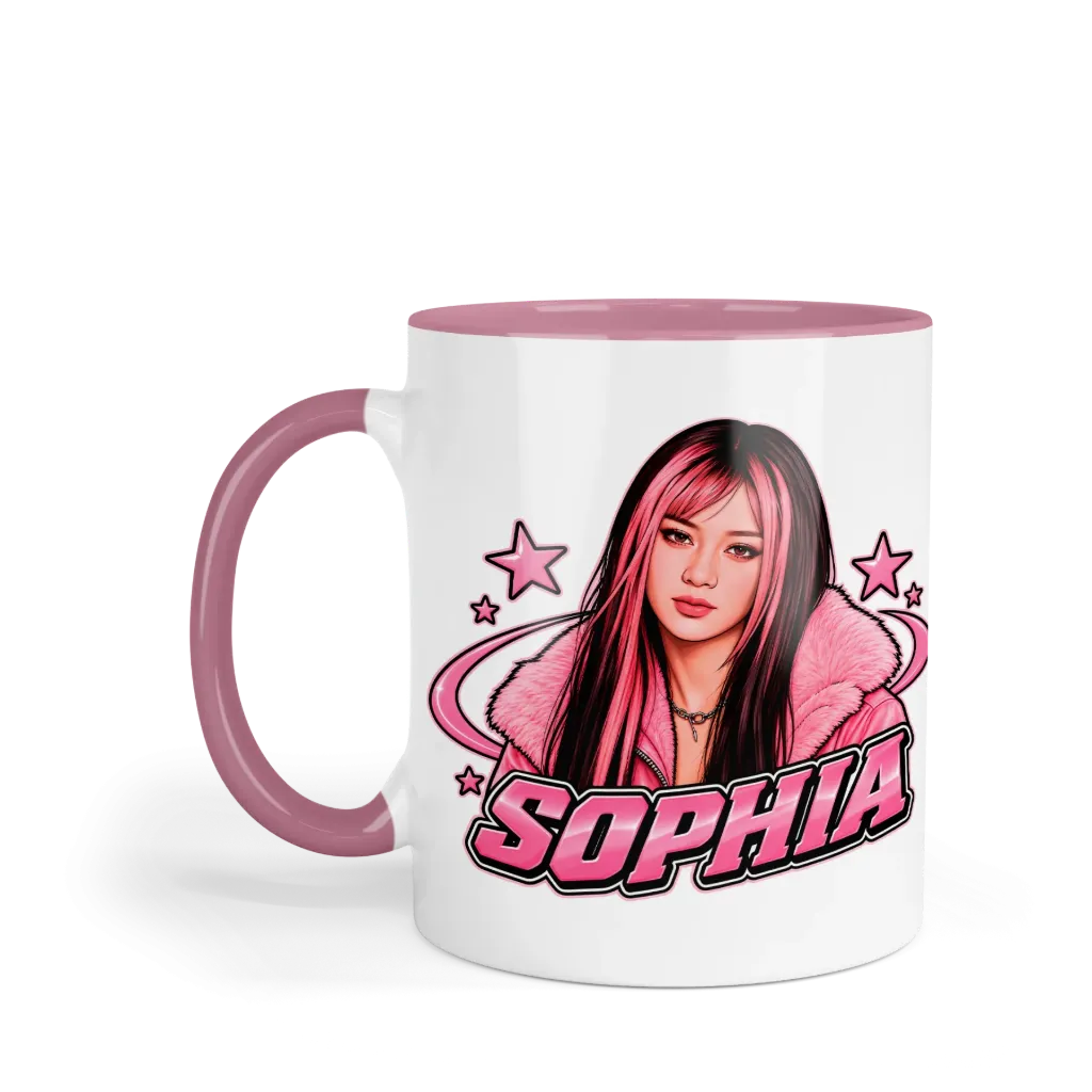 Taza 11 Oz LK1093. Katseye Eyekons (Sin personalizado)