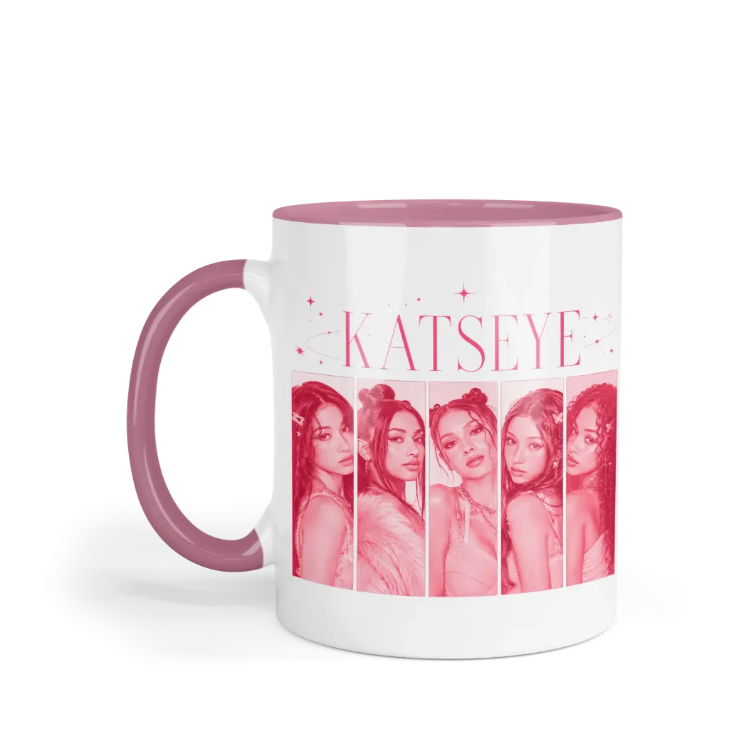 Taza 11 Oz LK1094. Katseye Eyekons (Sin personalizado)