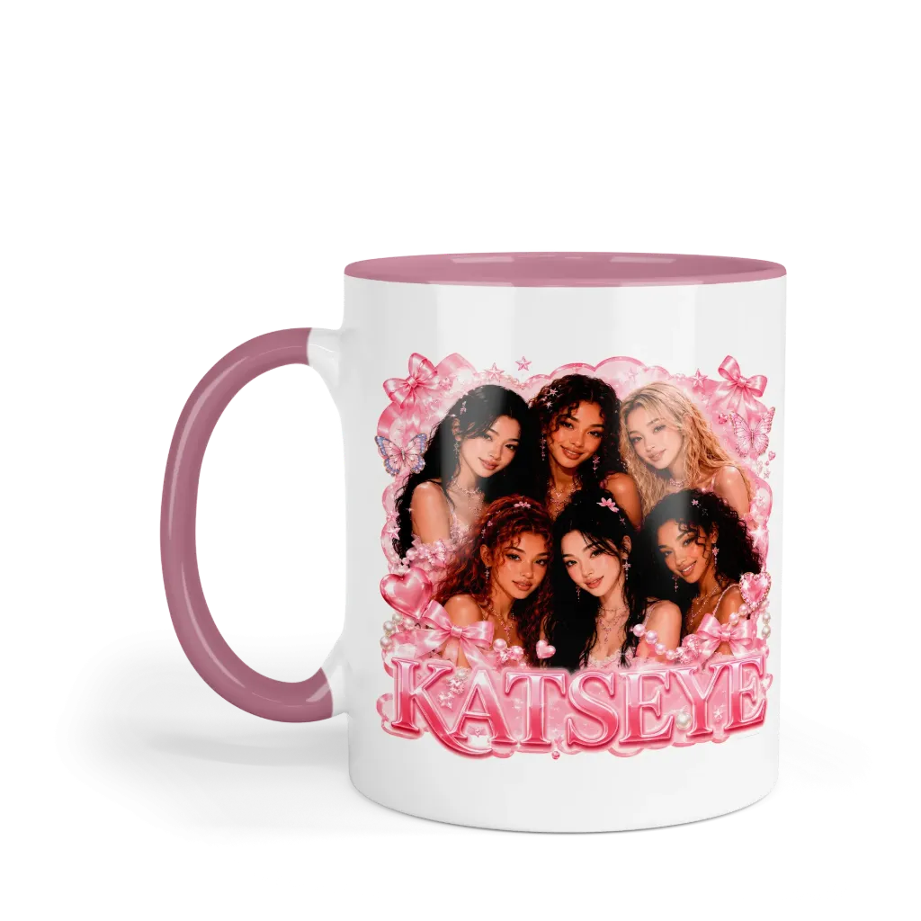 Taza 11 Oz LK1095. Katseye Eyekons (Sin personalizado)