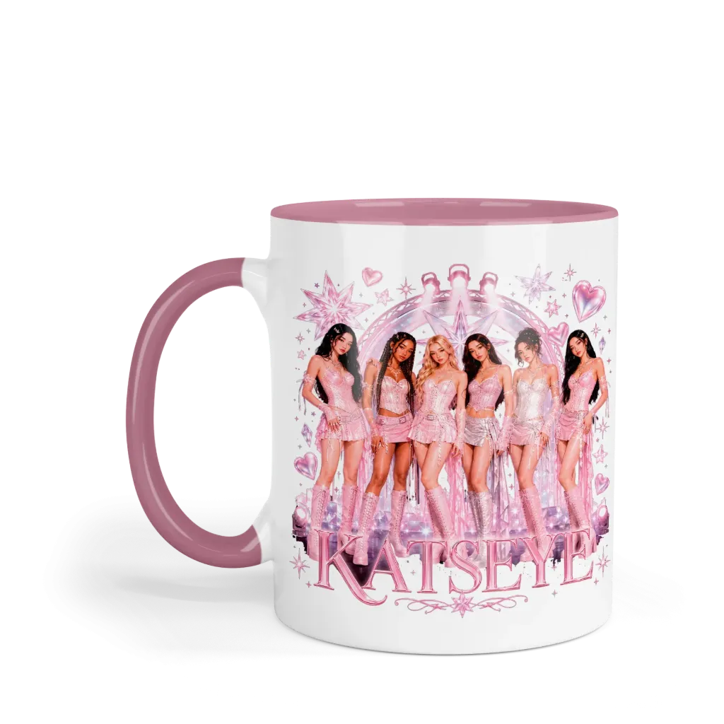 Taza 11 Oz LK1098. Katseye Eyekons (Sin personalizado)